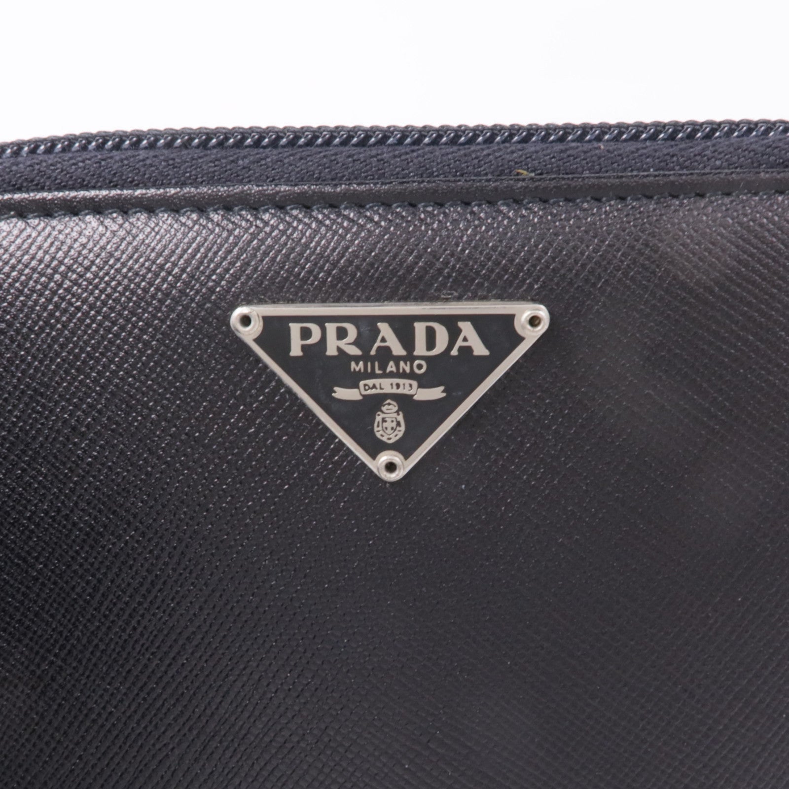 PRADA 牛皮皮革Zipped Wallet錢包