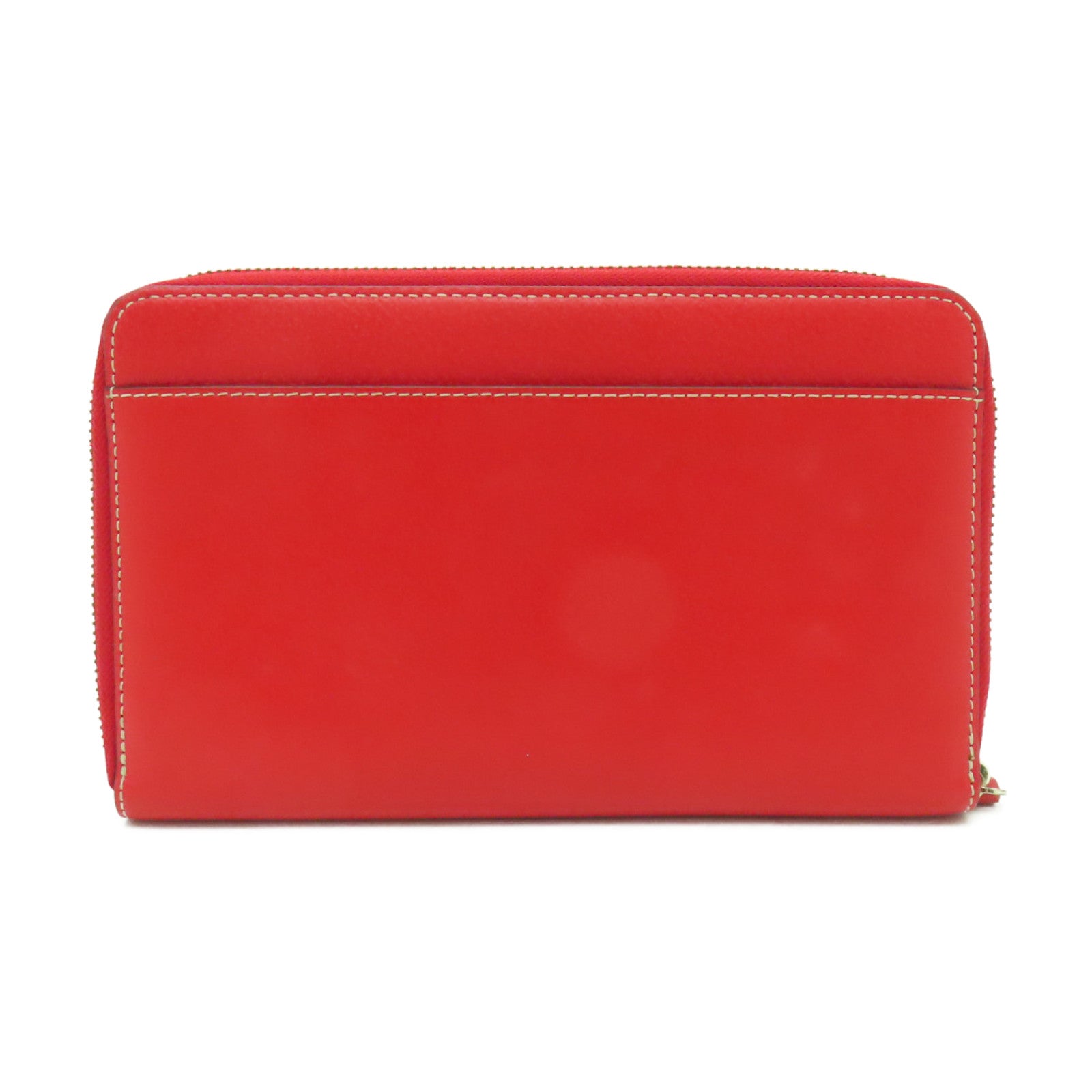 Kate Spade 【激減優惠】牛皮皮革Wallet Pouch金扣手拿包紅色