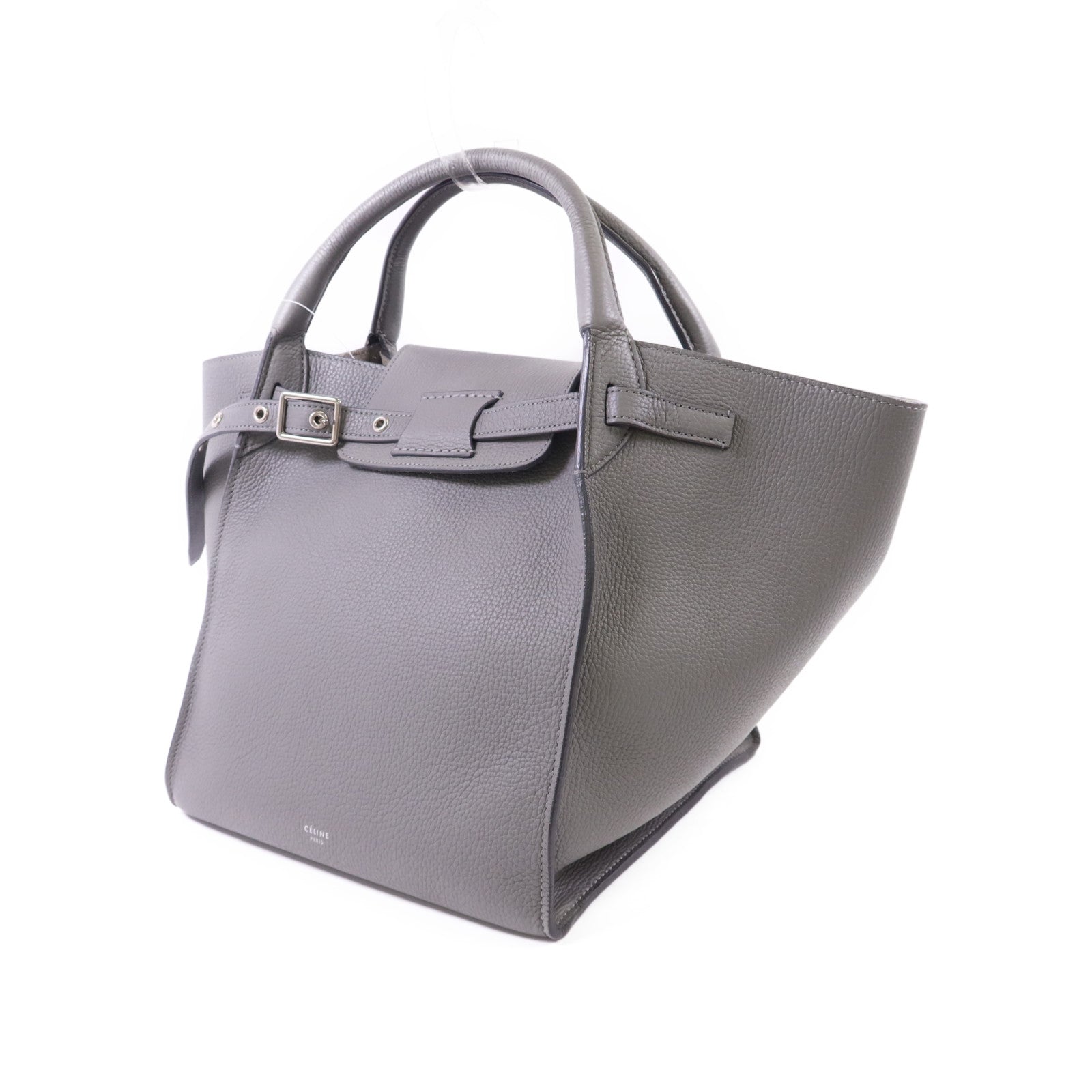 CELINE 牛皮皮革Small Big Bag銀扣手挽肩背兩用袋