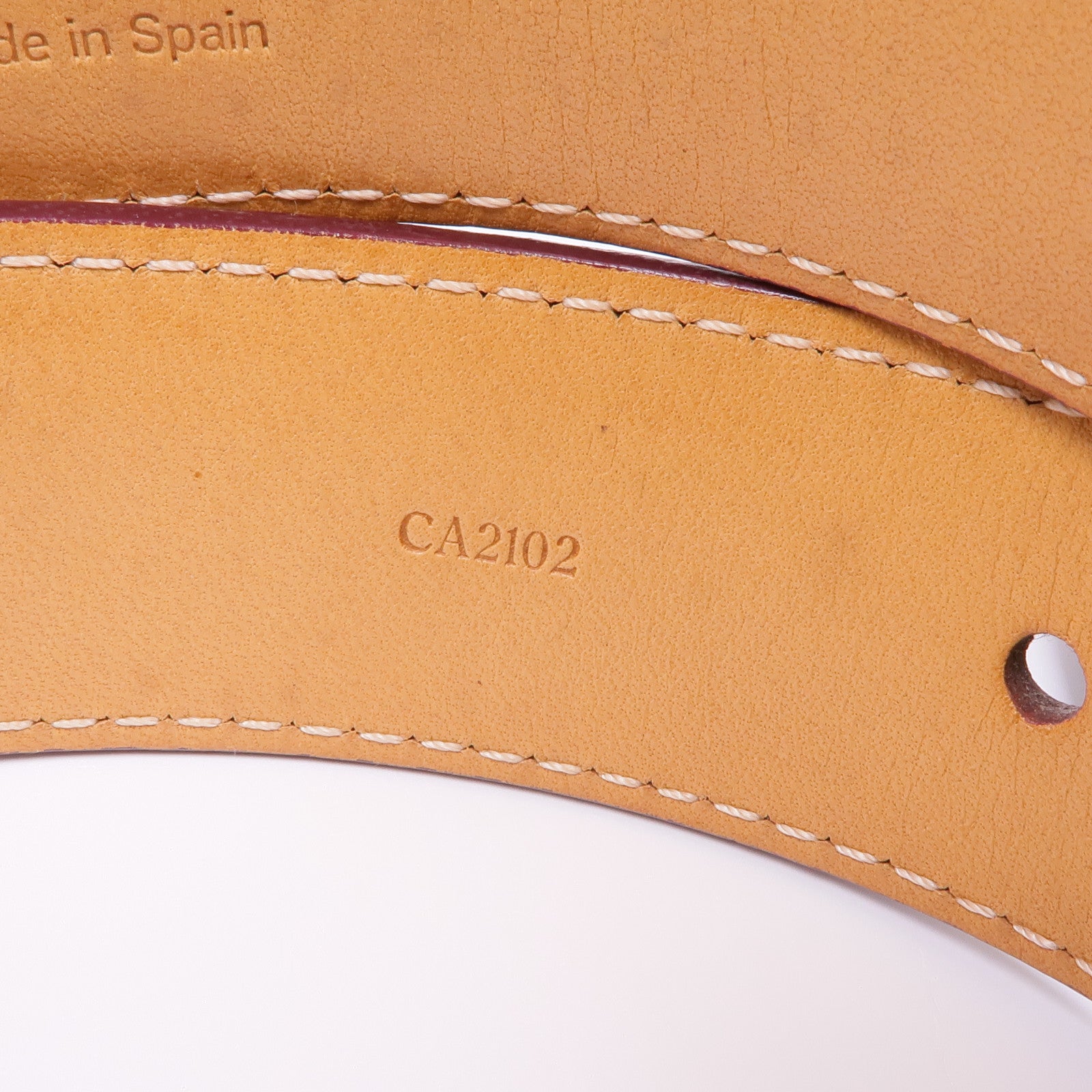 LOUIS VUITTON Vernis Ceinture Frame金扣皮帶