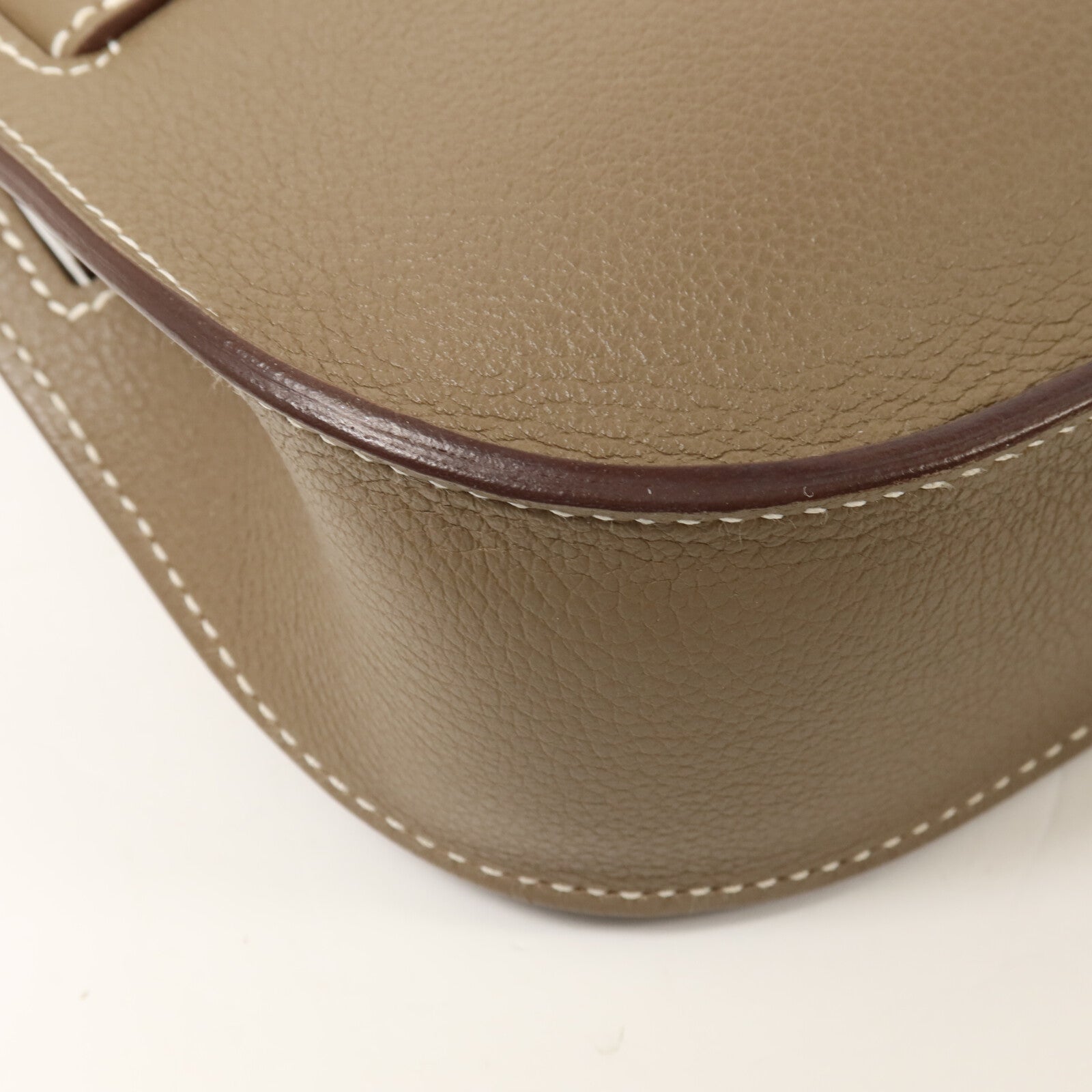 HERMES Evercolor皮革Jypsiere Mini肩背袋Etoupe
