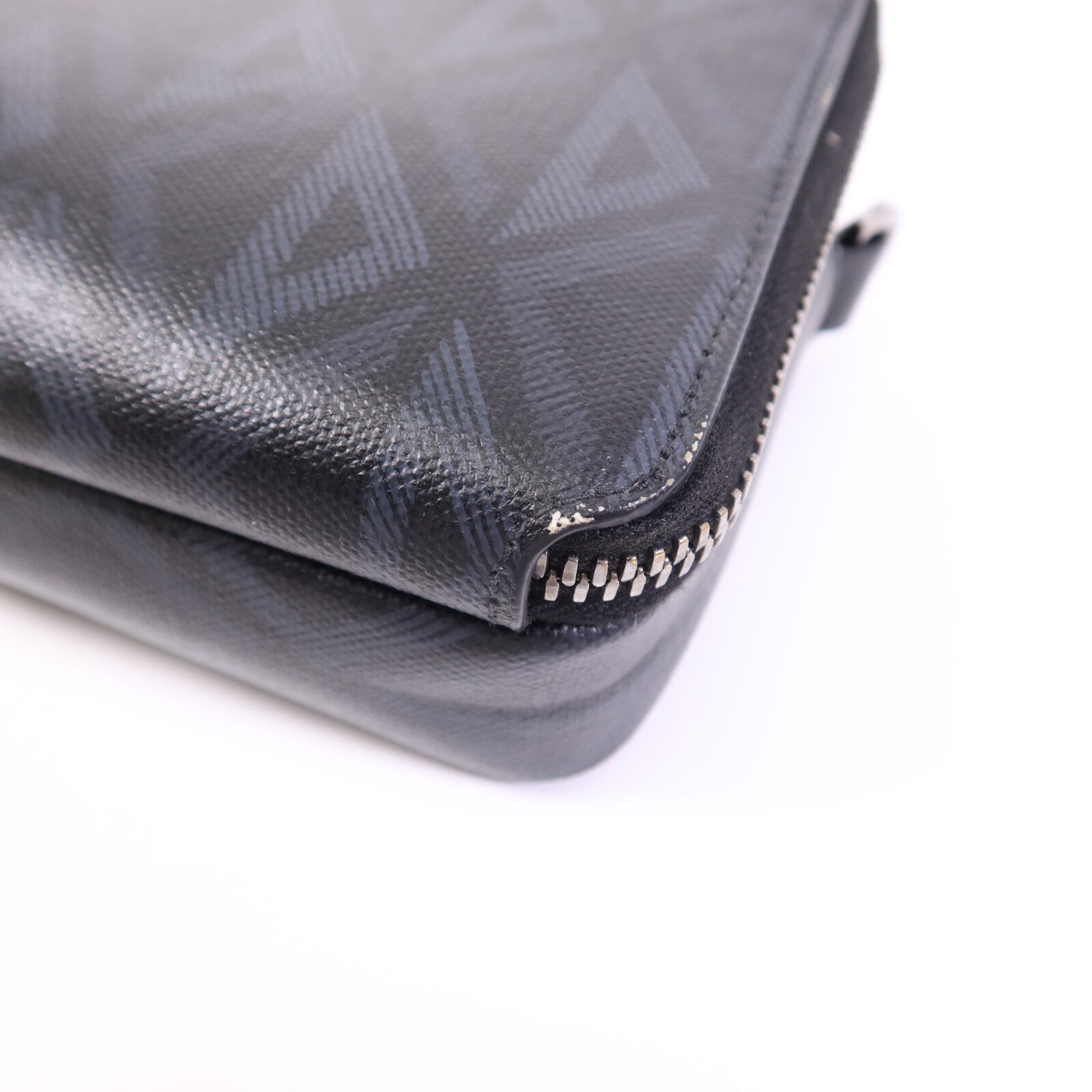 Dior 帆布CD Diamond銀扣肩背袋