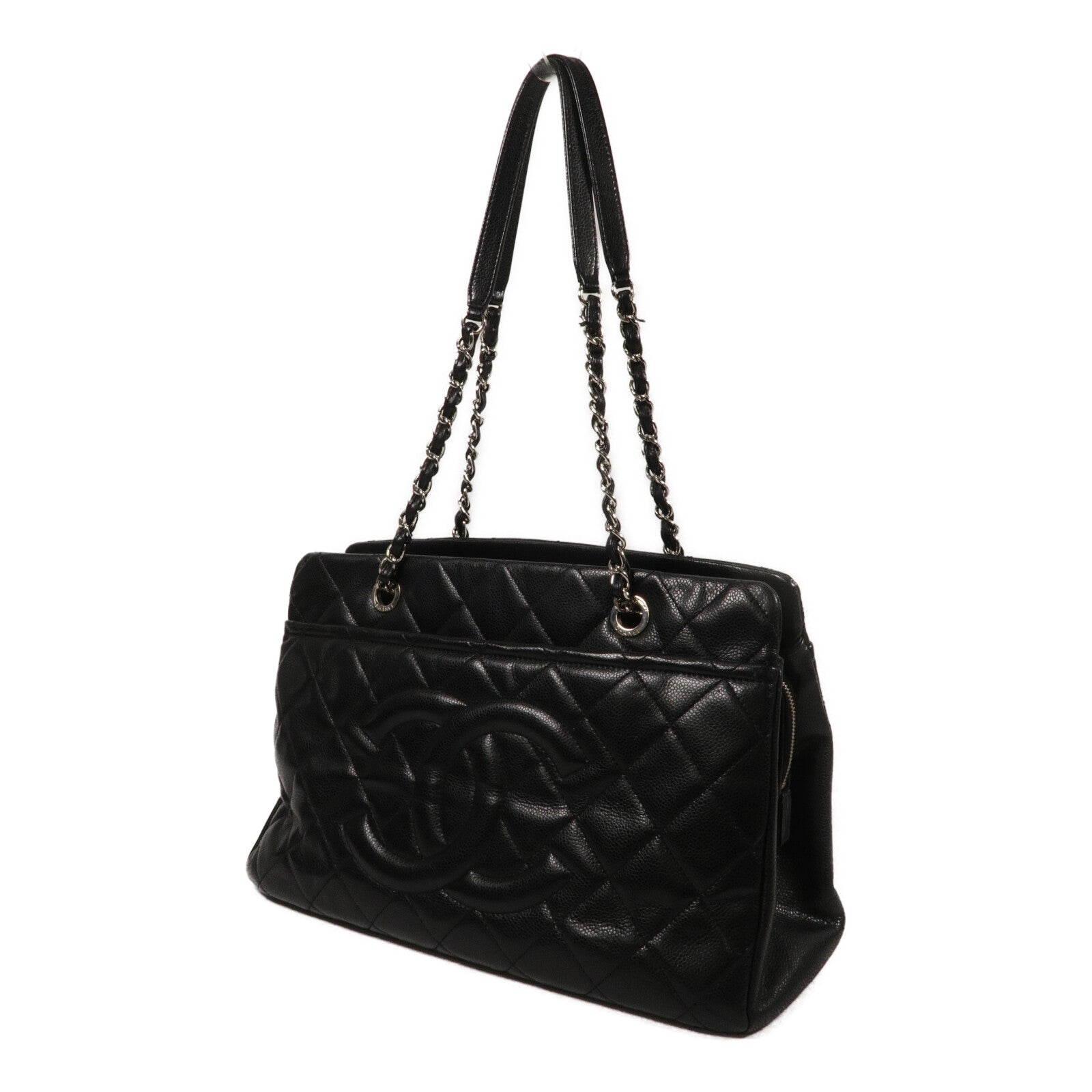 CHANEL 牛皮皮革Chain Tote bag手挽袋