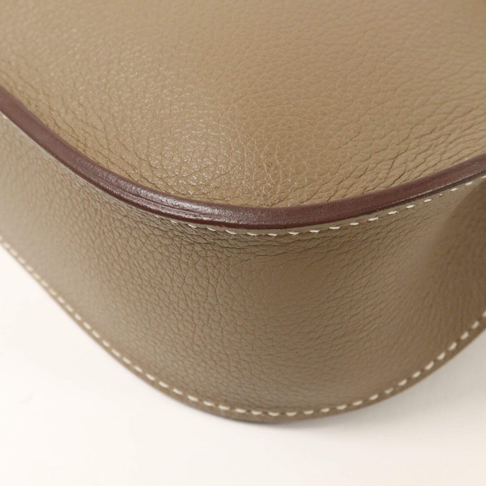 HERMES Evercolor皮革Jypsiere Mini肩背袋Etoupe