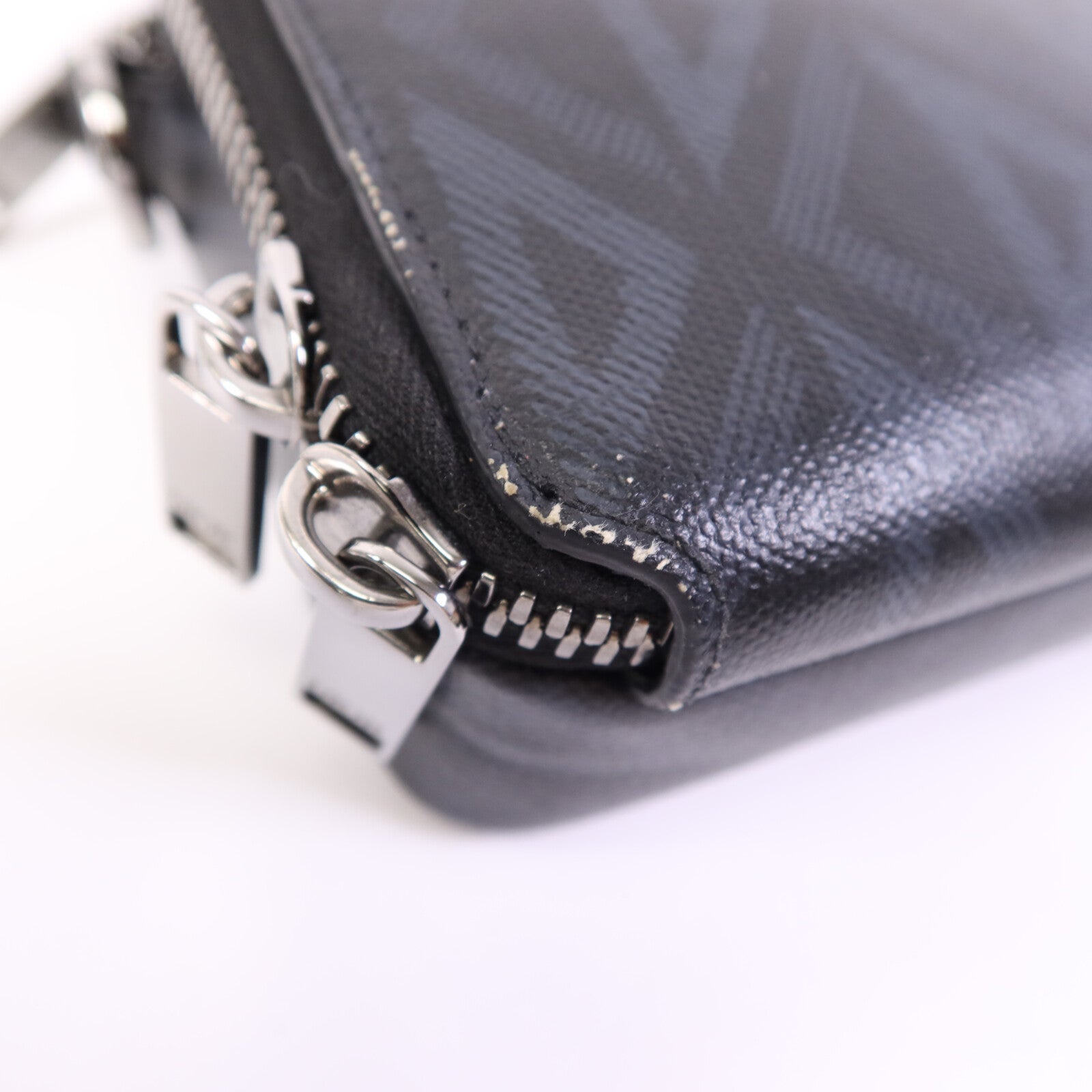 Dior 帆布CD Diamond銀扣肩背袋