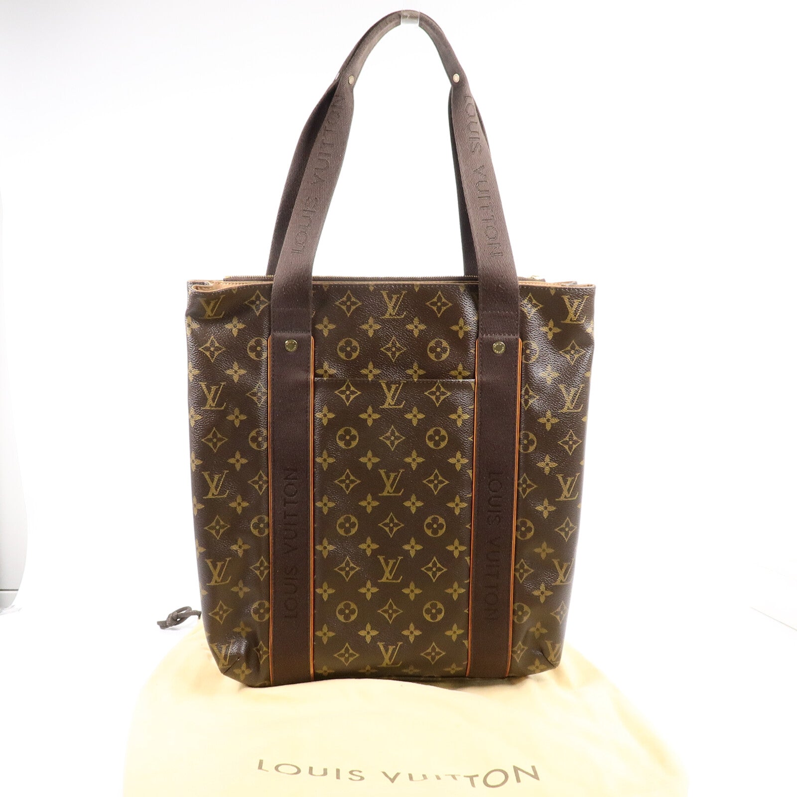 LOUIS VUITTON Monogram Cabas Beaubourg金扣肩背袋