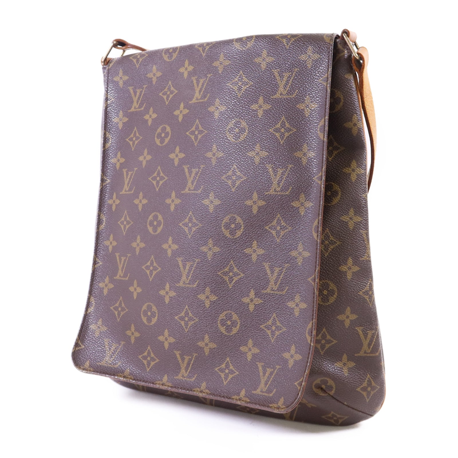 LOUIS VUITTON 【激減優惠】Monogram Musette金扣肩背袋