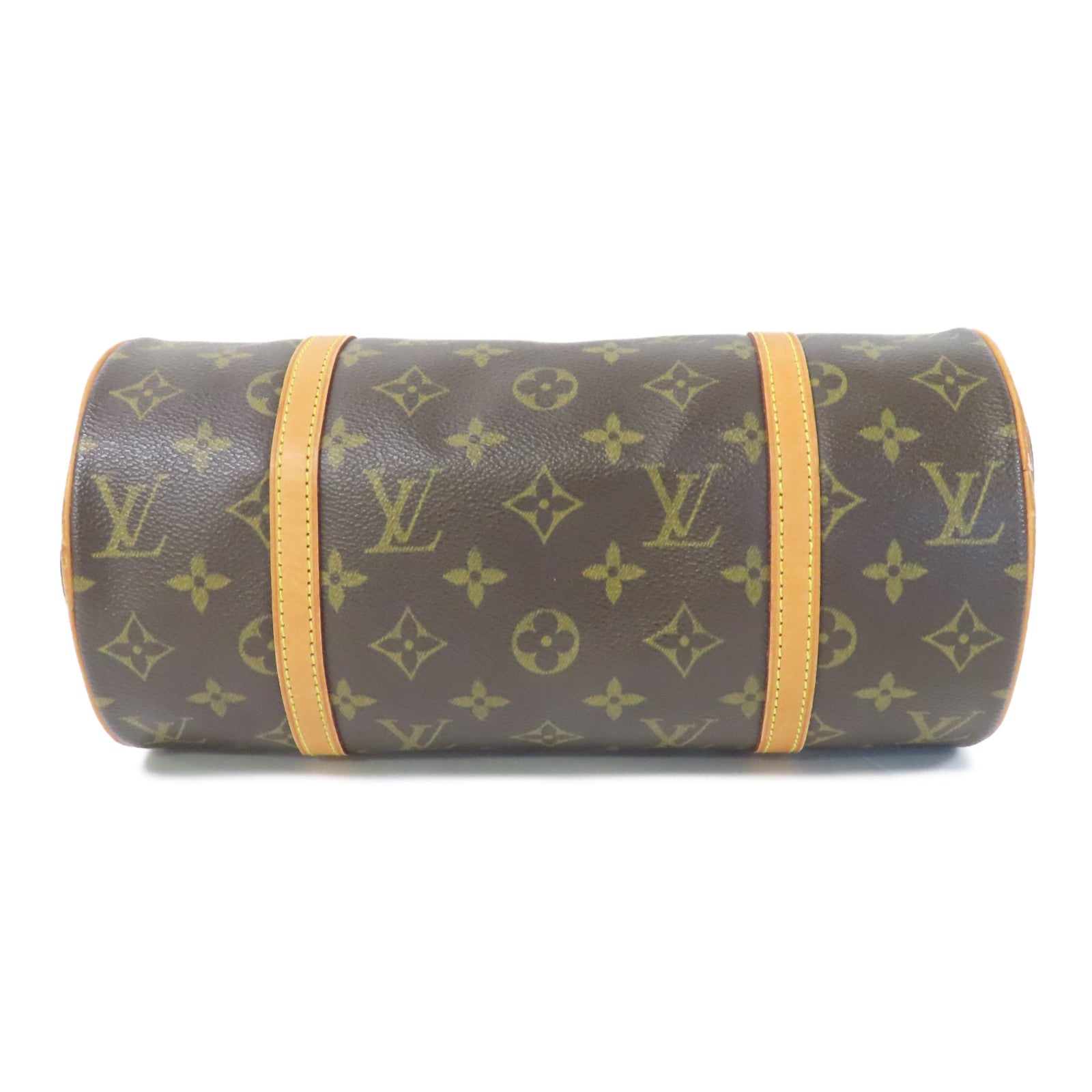 LOUIS VUITTON Monogram Papillon PM金扣肩背袋啡色