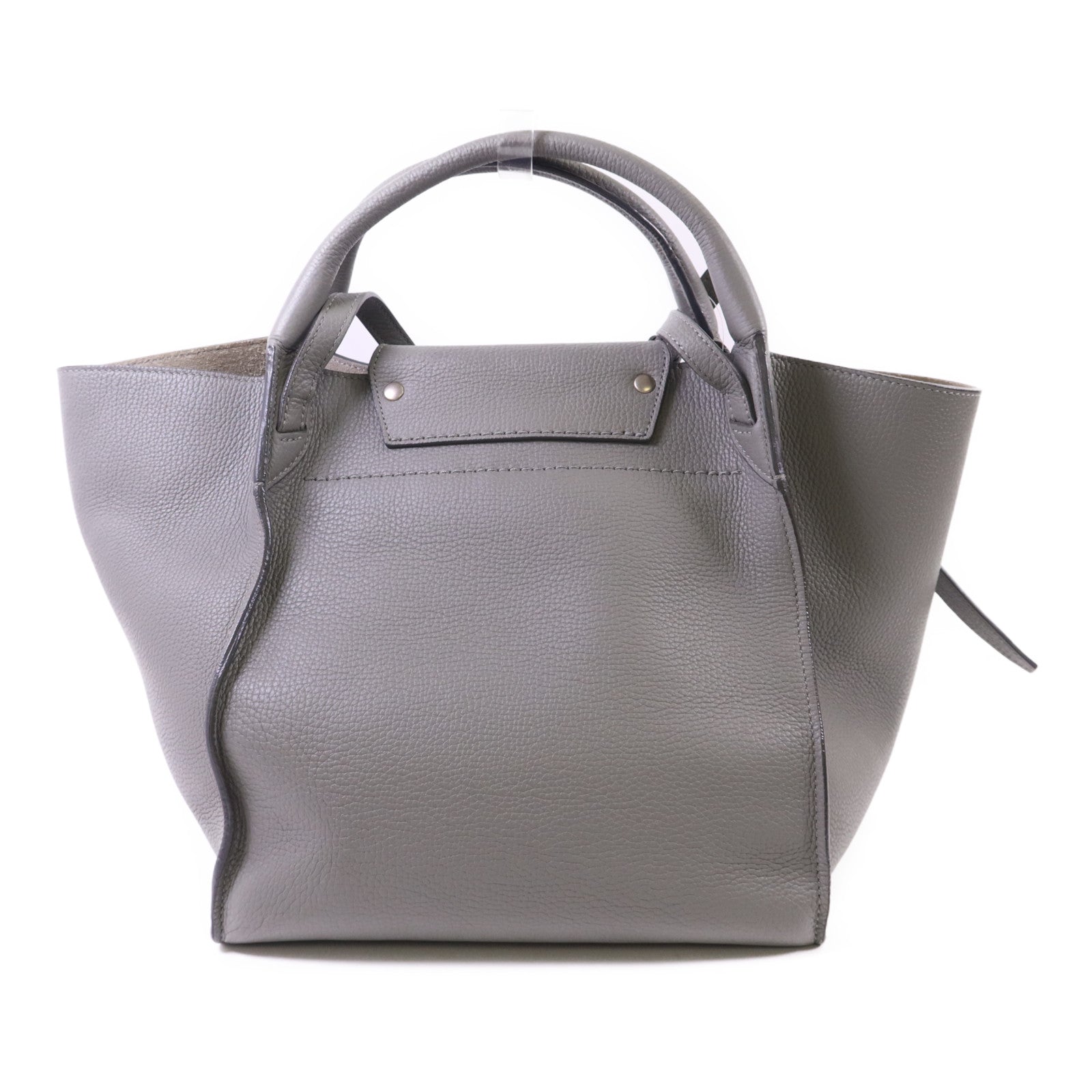 CELINE 牛皮皮革Small Big Bag銀扣手挽肩背兩用袋