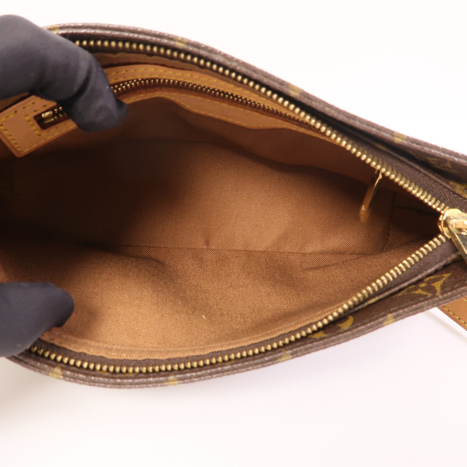 LOUIS VUITTON Monogram Trotteur金扣肩背袋
