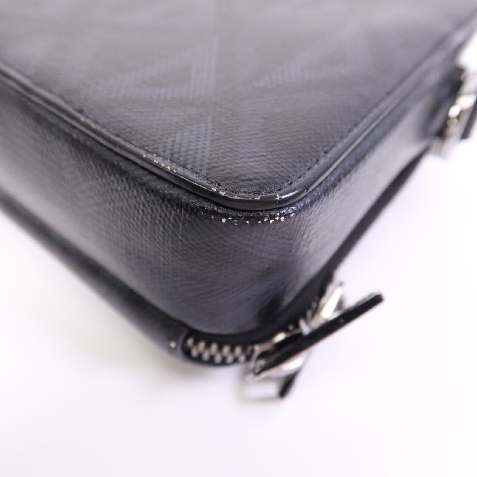 Dior 帆布CD Diamond銀扣肩背袋