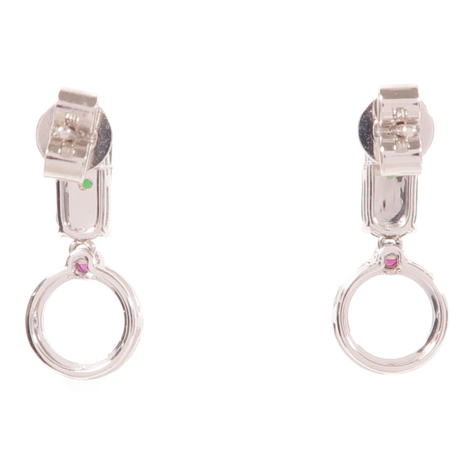 JEWELRY 18K白金Jade Earrings耳環