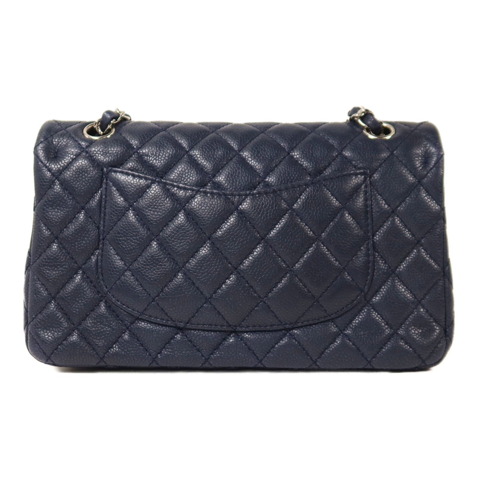 CHANEL 牛皮皮革Classic 25銀扣鏈帶肩背袋