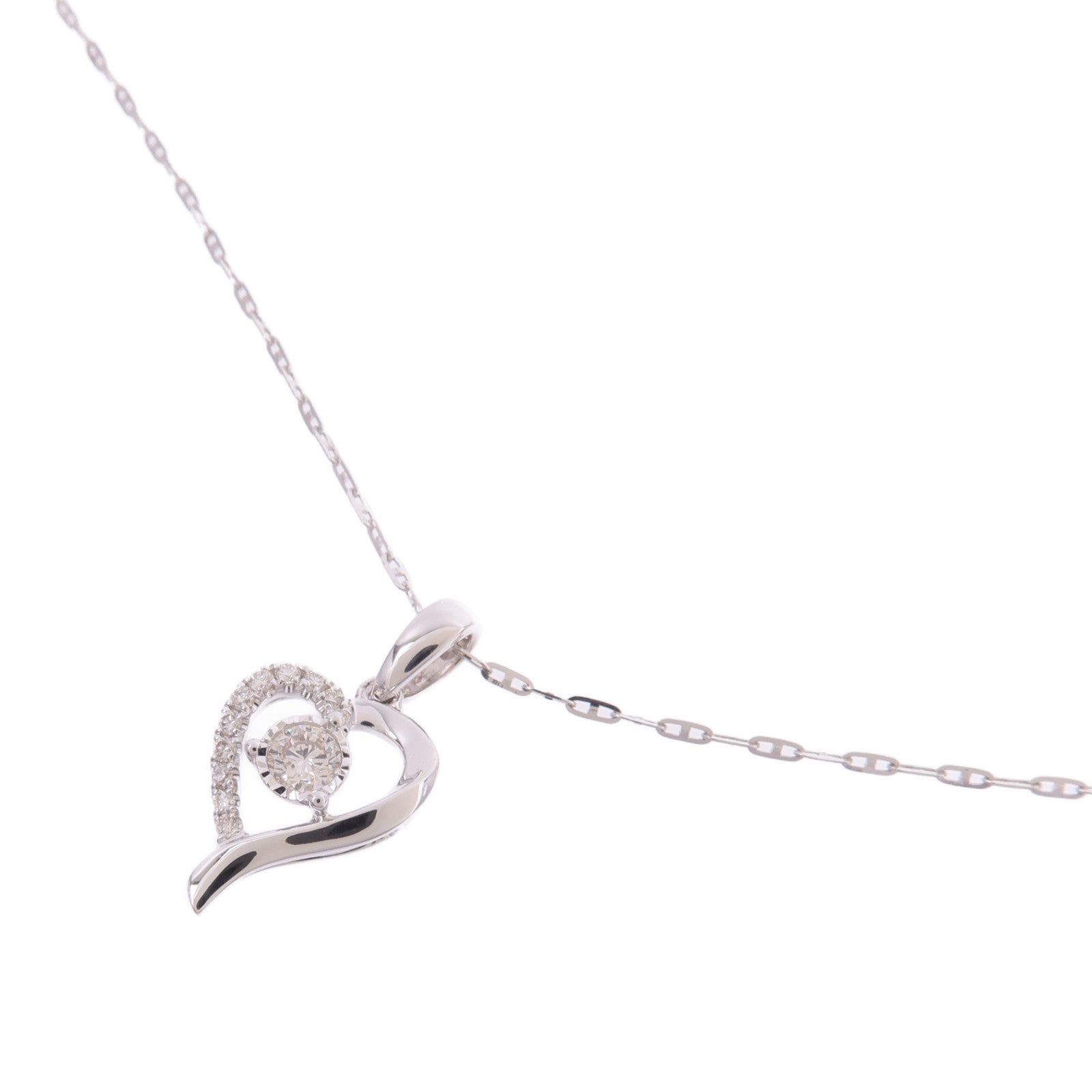 JEWELRY 18K白金Diamond Necklace鑽石項鍊