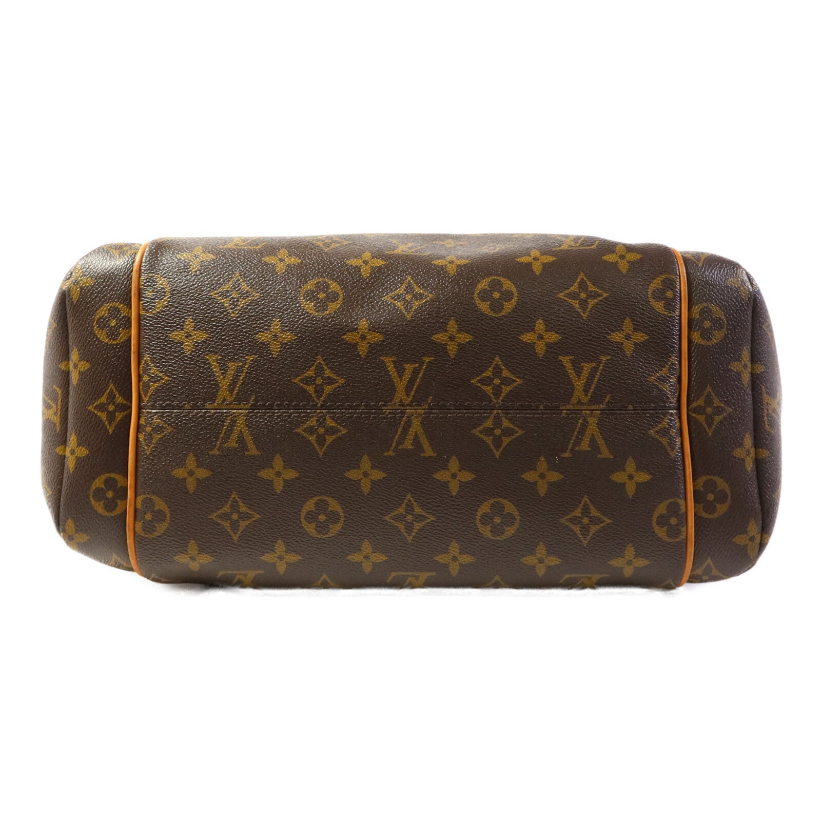 LOUIS VUITTON Monogram Totally MM金扣肩背袋棕色