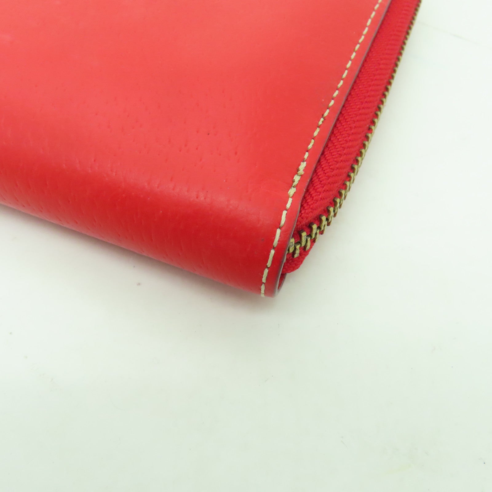 Kate Spade 【激減優惠】牛皮皮革Wallet Pouch金扣手拿包紅色