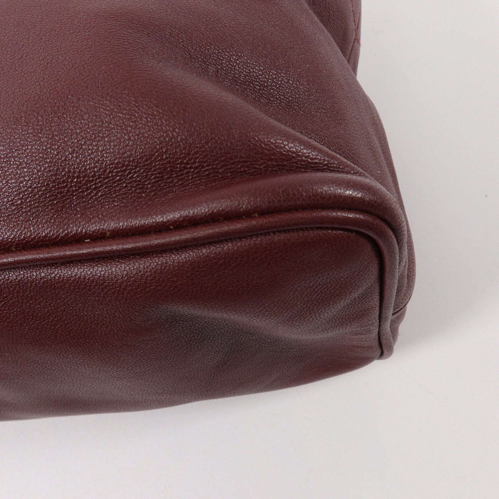 HERMES Swift皮革Bolide Pouch 25手拿包Rouge H