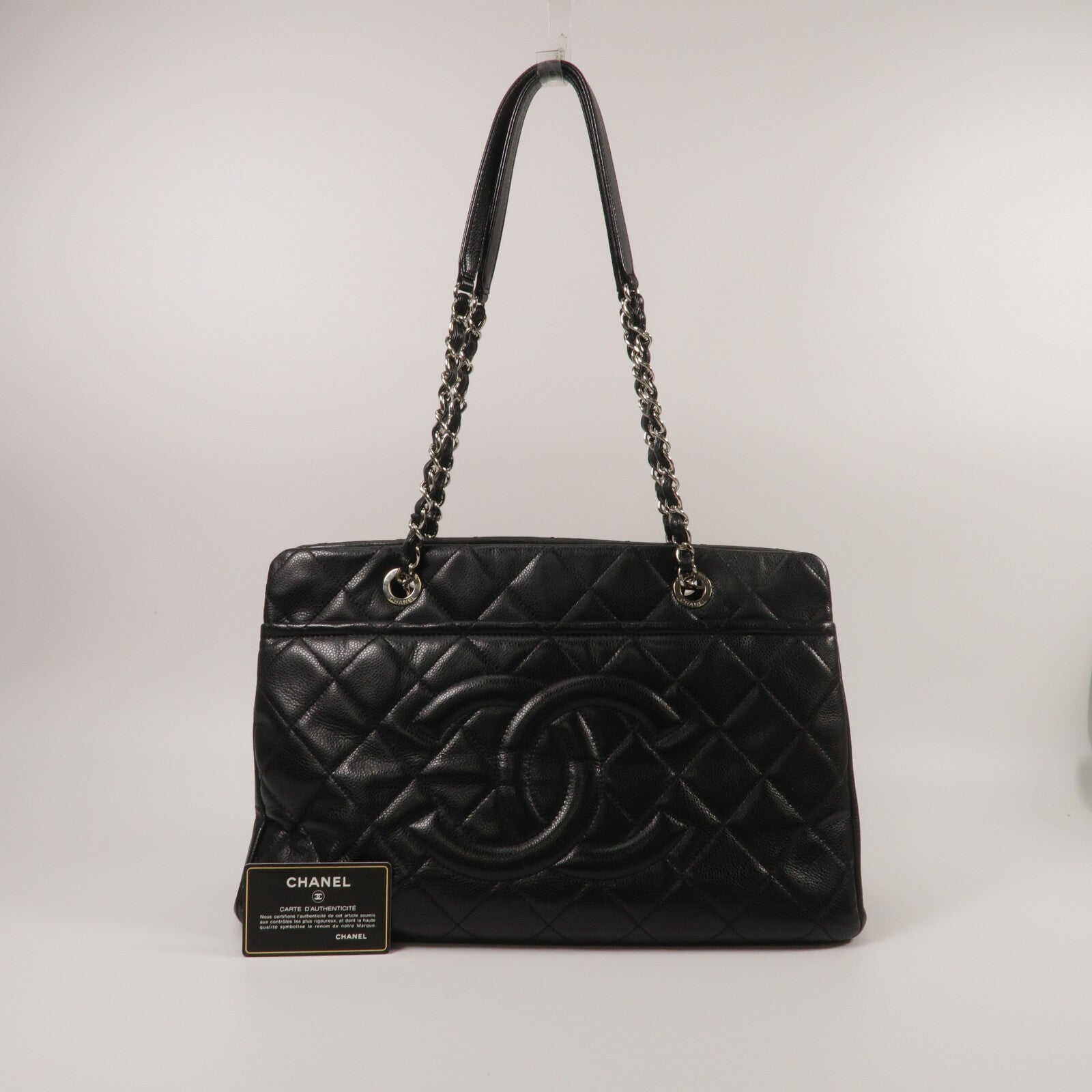 CHANEL 牛皮皮革Chain Tote bag手挽袋