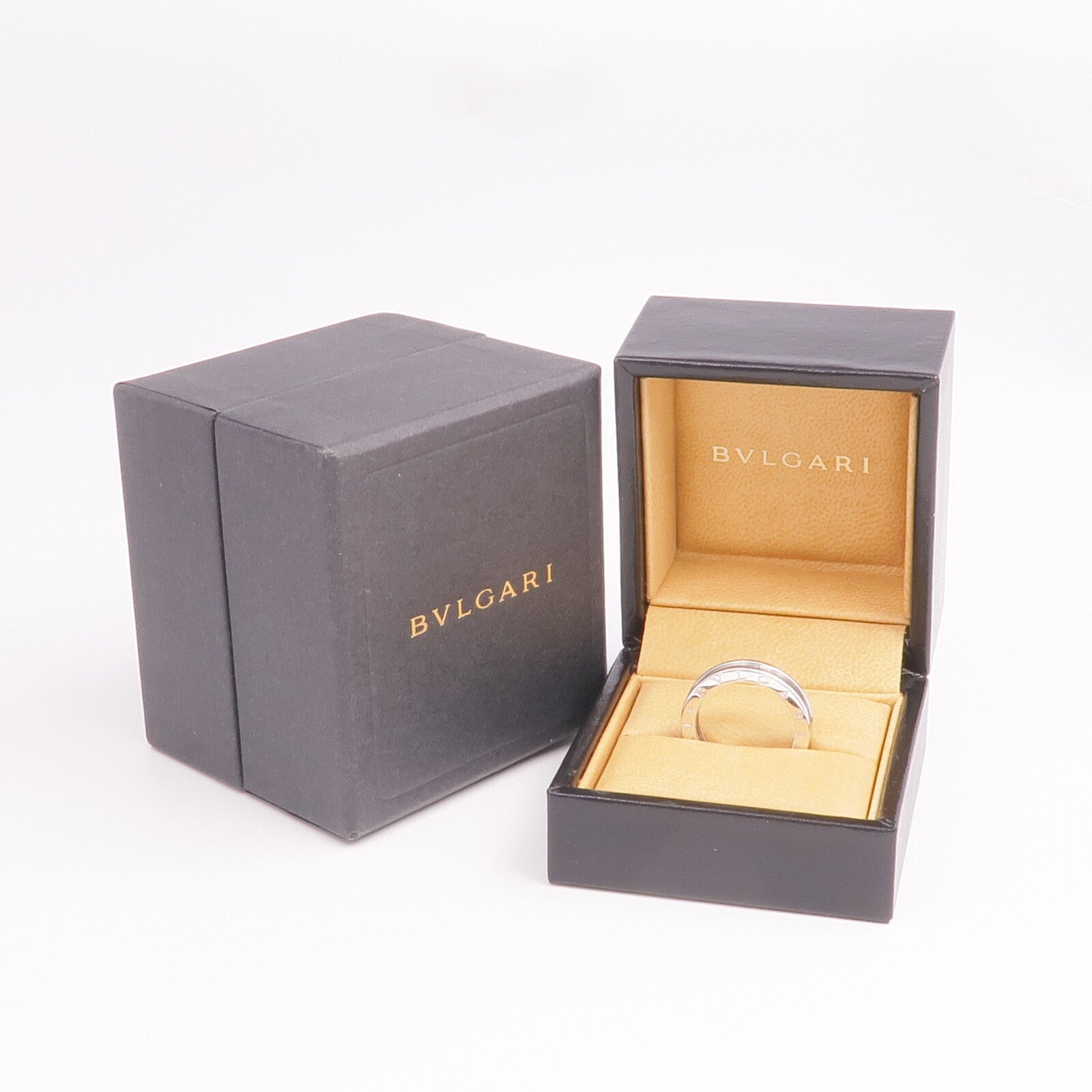 BVLGARI 18K白金B-Zero1 1 Band Ring戒指Bvlgari#56/US#7.5