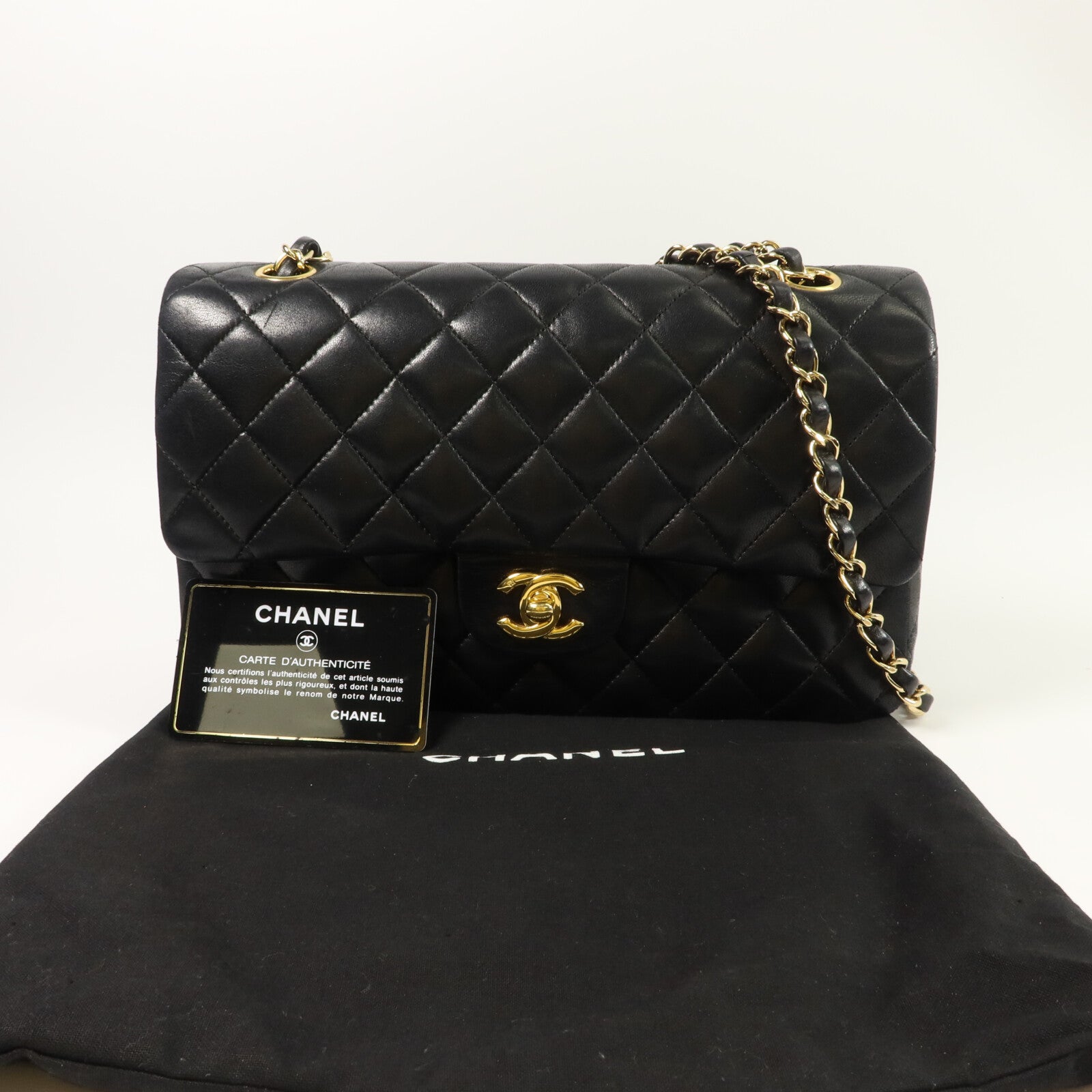 CHANEL 羊皮皮革Classic 25鏈帶肩背袋