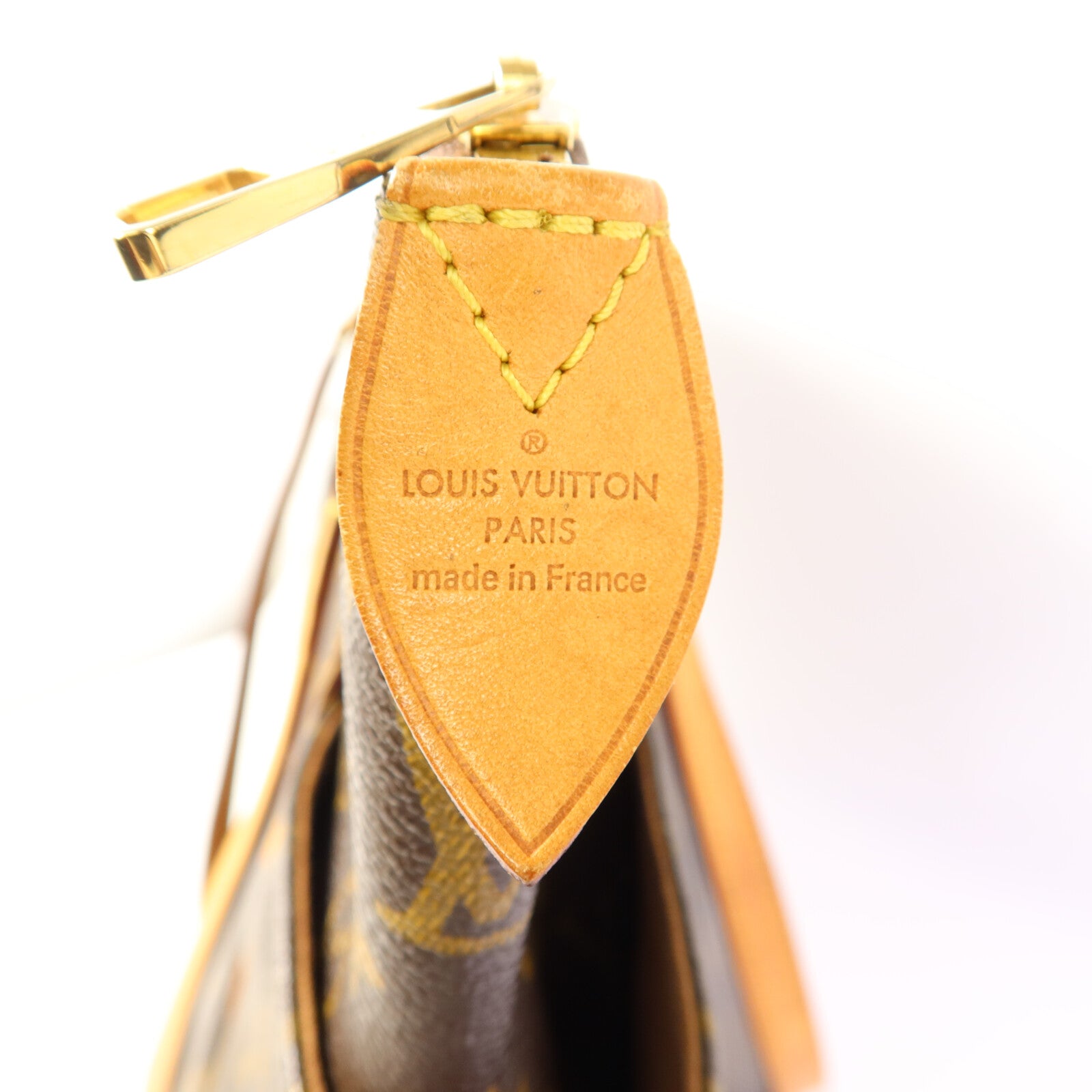 LOUIS VUITTON Monogram Totally MM金扣肩背袋棕色