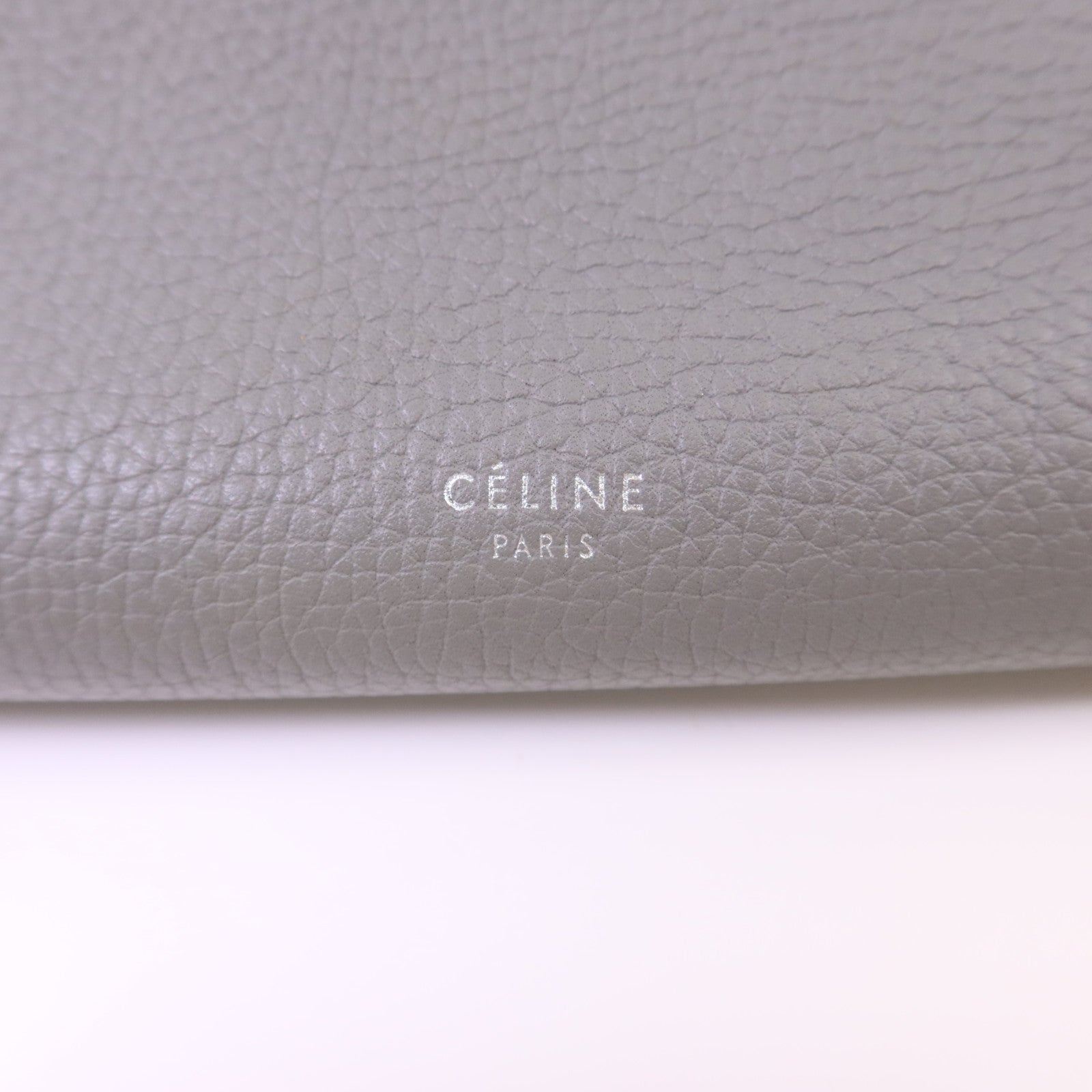 CELINE 牛皮皮革Small Big Bag銀扣手挽肩背兩用袋