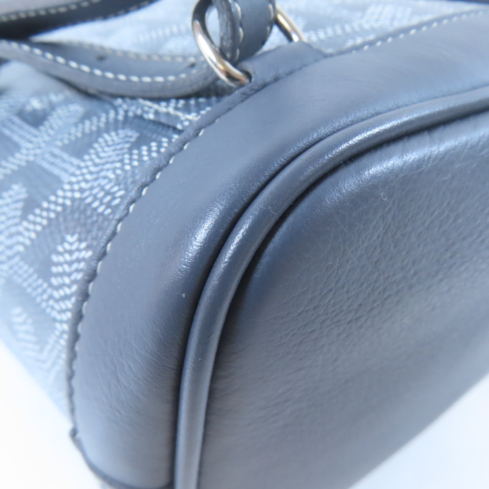 GOYARD 塗層帆布Alpin Mini Backpack銀扣背包灰色