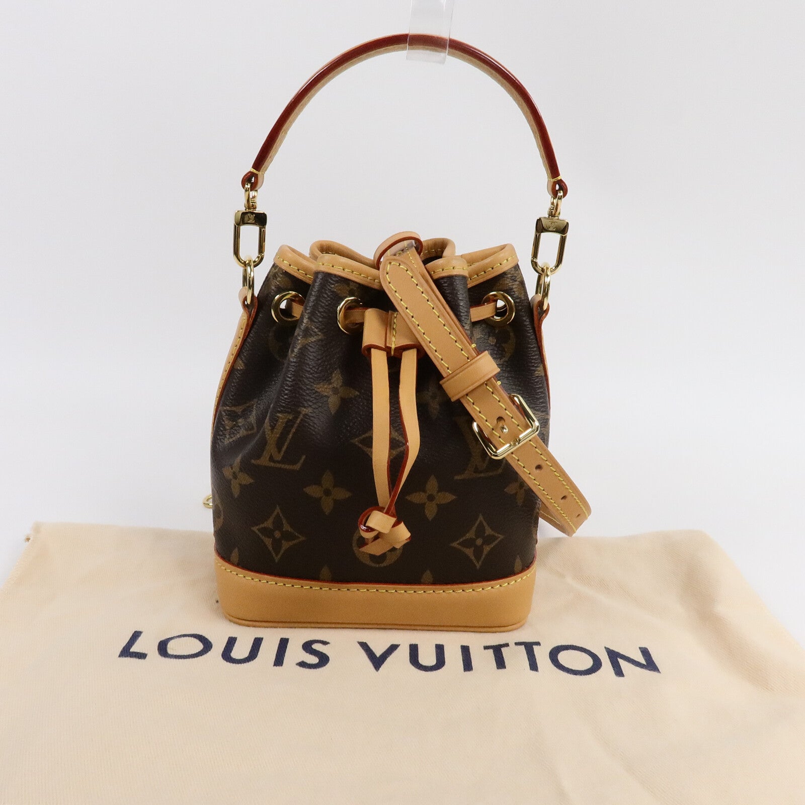 LOUIS VUITTON Monogram Nano Noe手挽肩背兩用袋