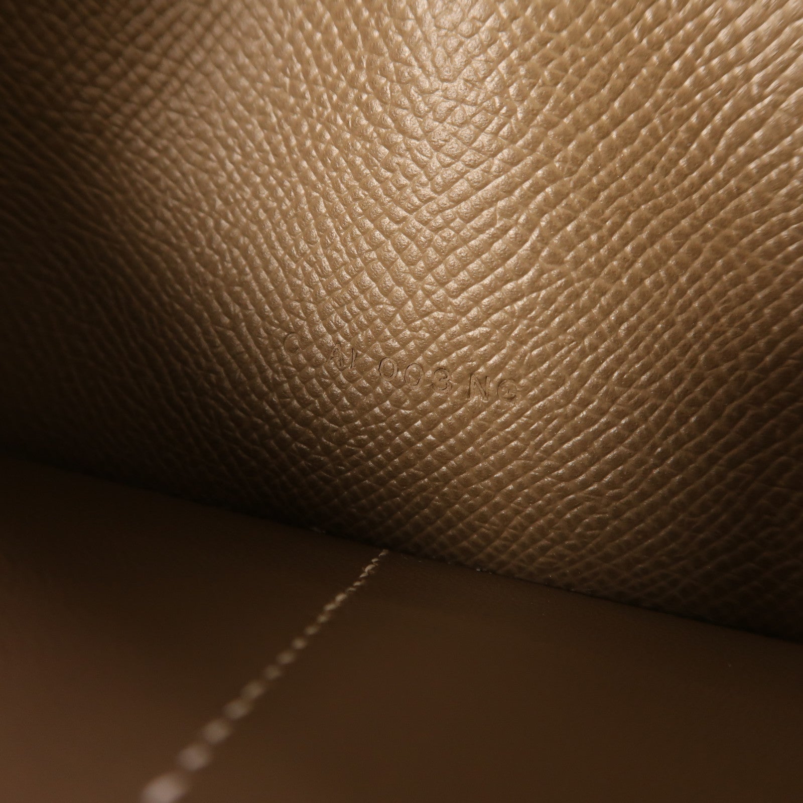 HERMES Epsom皮革Kelly Long Wallet銀扣長錢包Etoupe