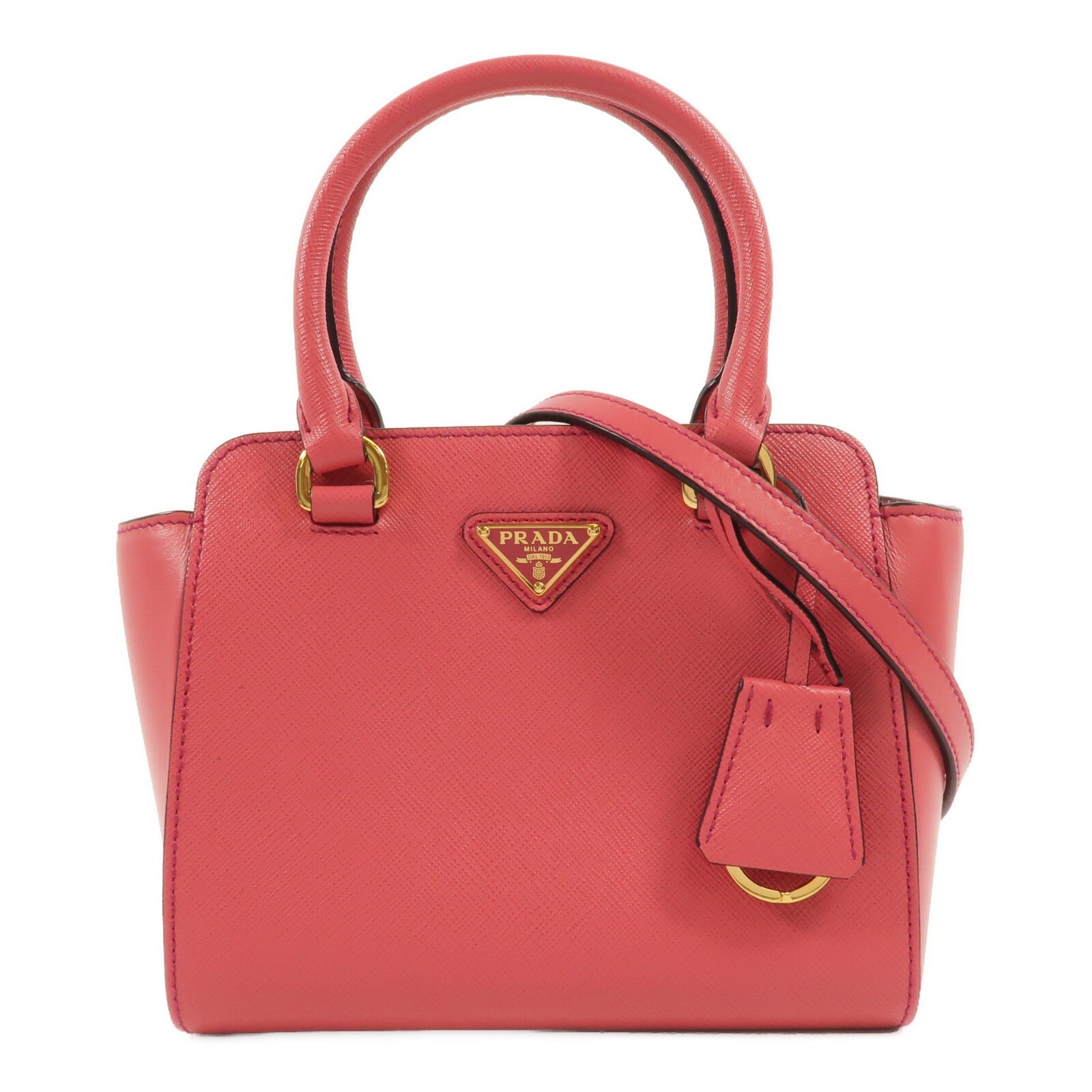 PRADA Saffiano皮革2 Way Shoulder手挽肩背兩用袋