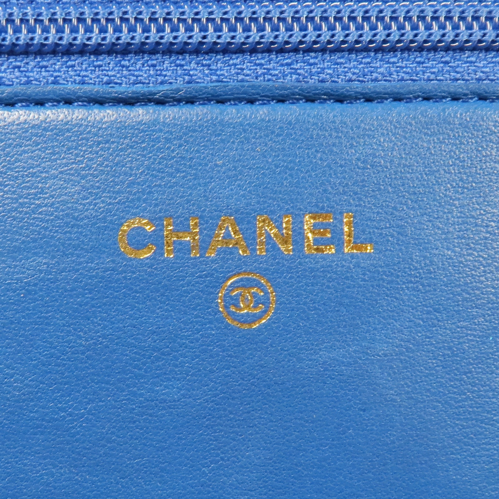 CHANEL 羊皮皮革WOC Wallet On Chain金扣鏈帶肩背袋