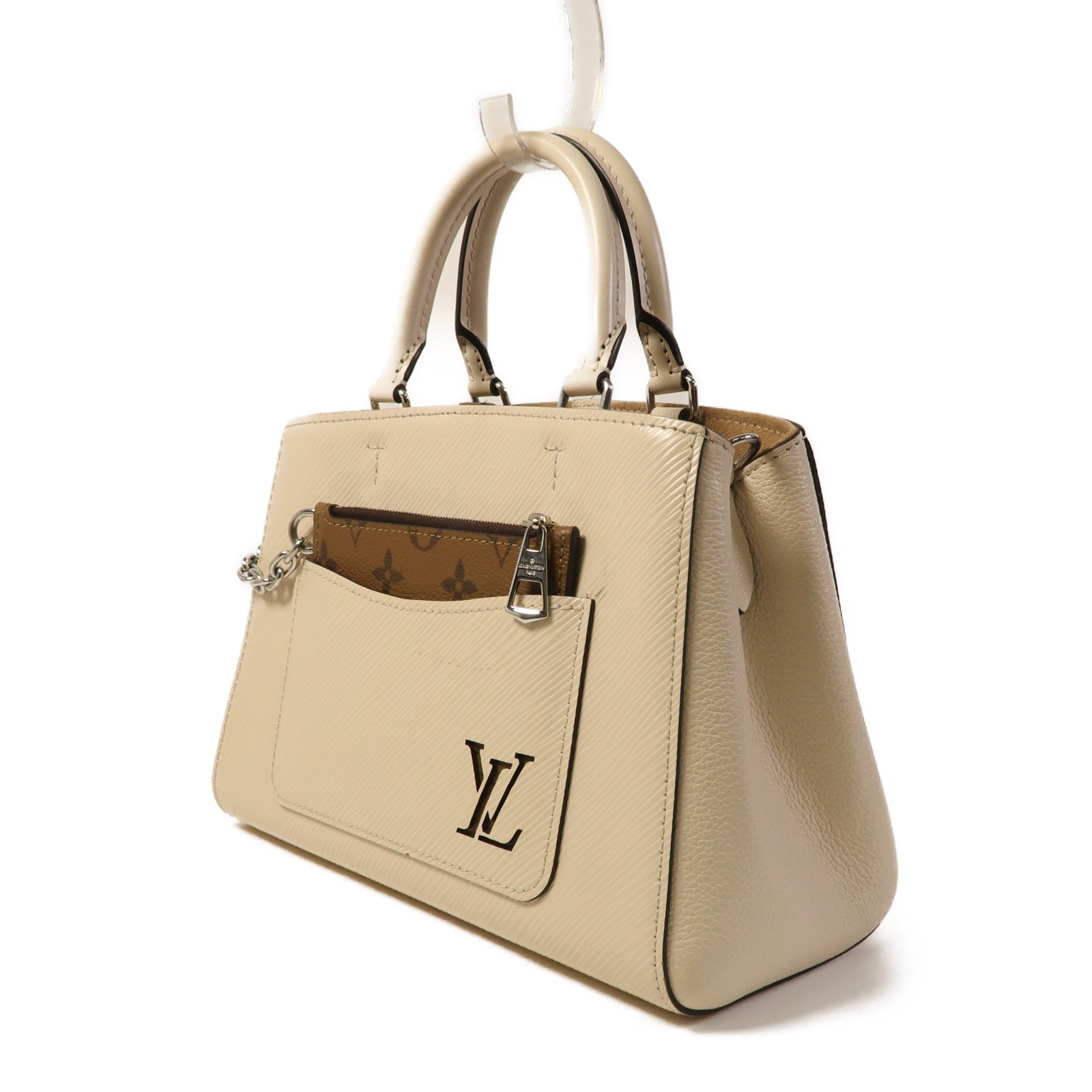 LOUIS VUITTON 【激減優惠】Epi Marelle Tote銀扣手挽肩背兩用袋