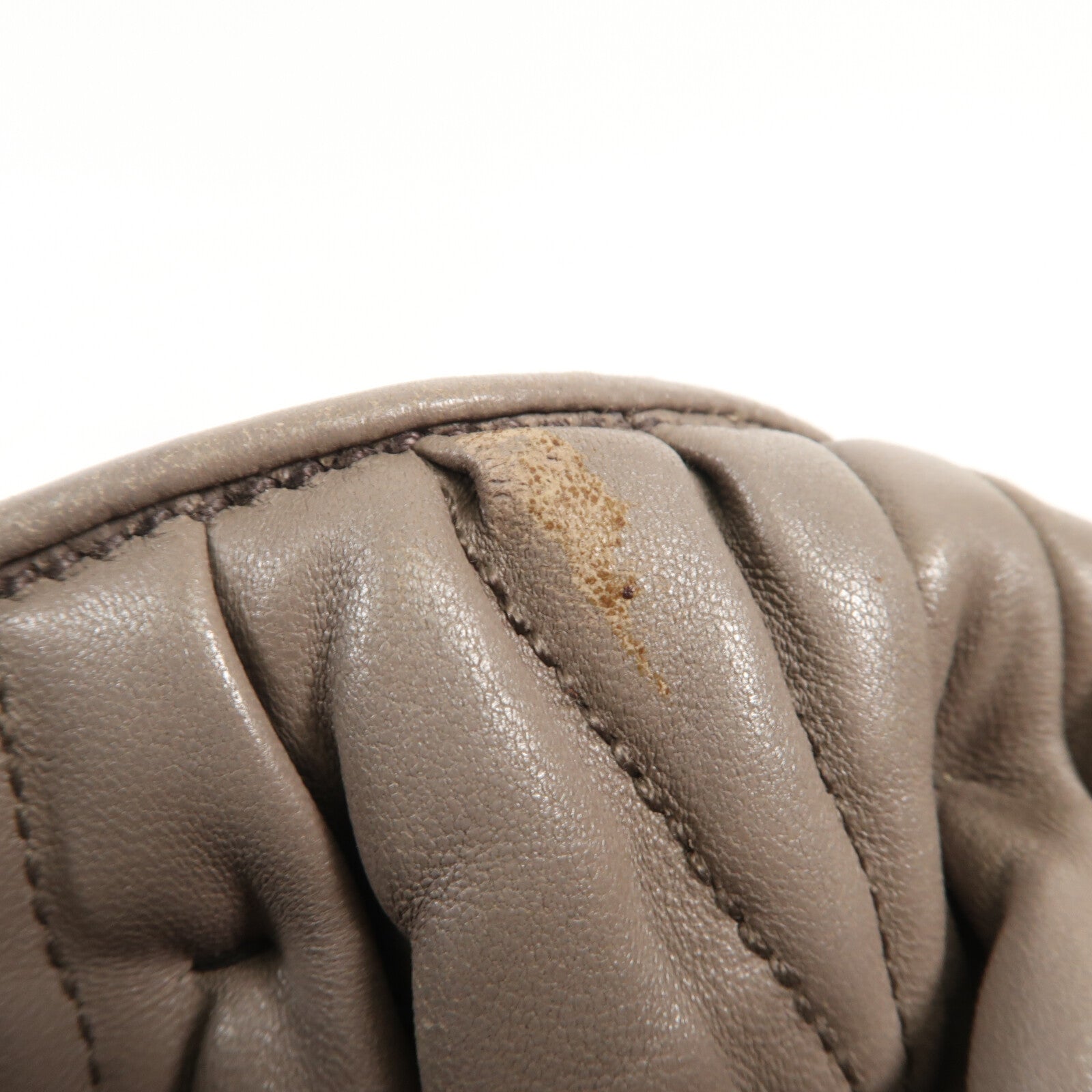 Miu Miu 牛皮皮革2 Way Shoulder金扣手挽肩背兩用袋