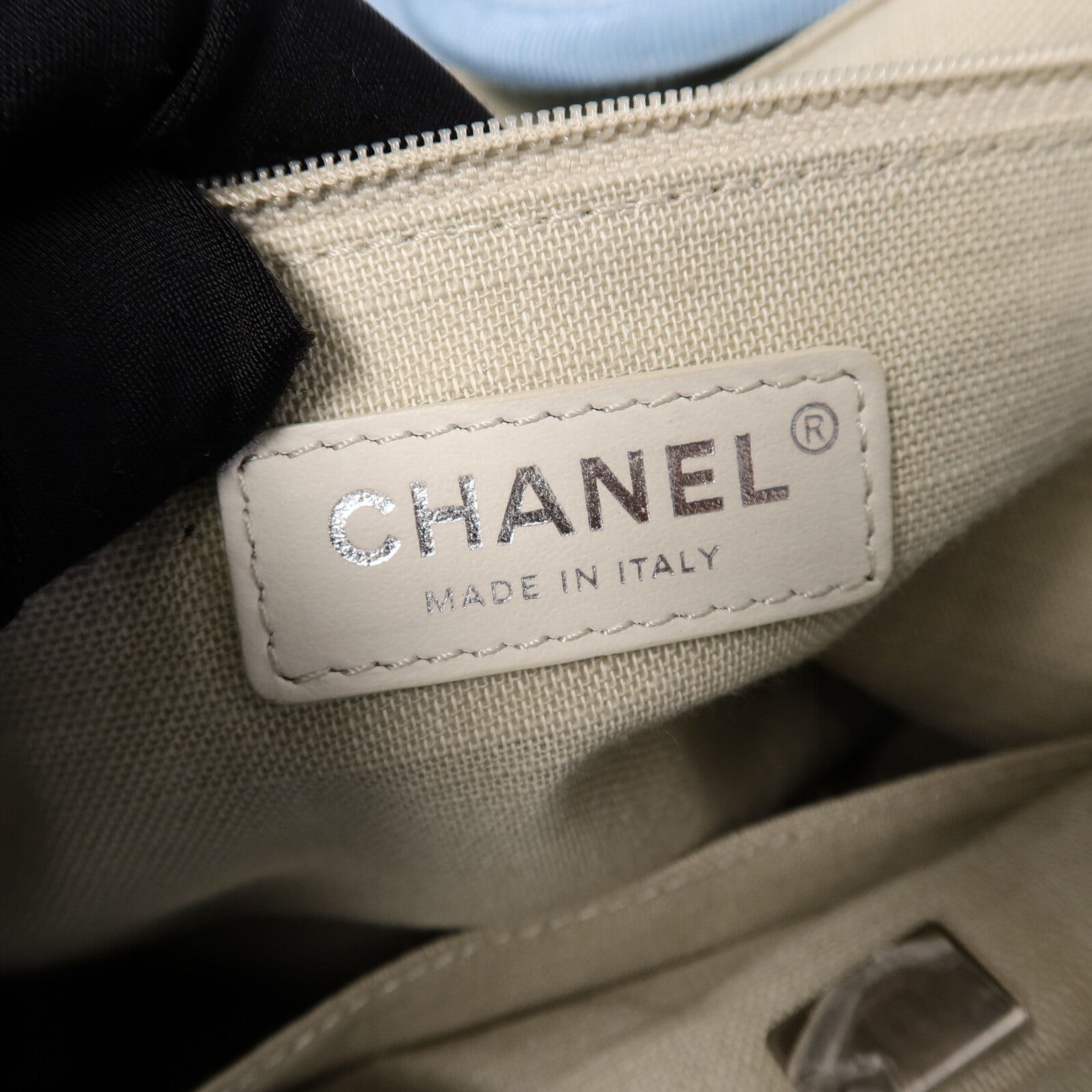 CHANEL 帆布Deauville Tote Medium手挽袋