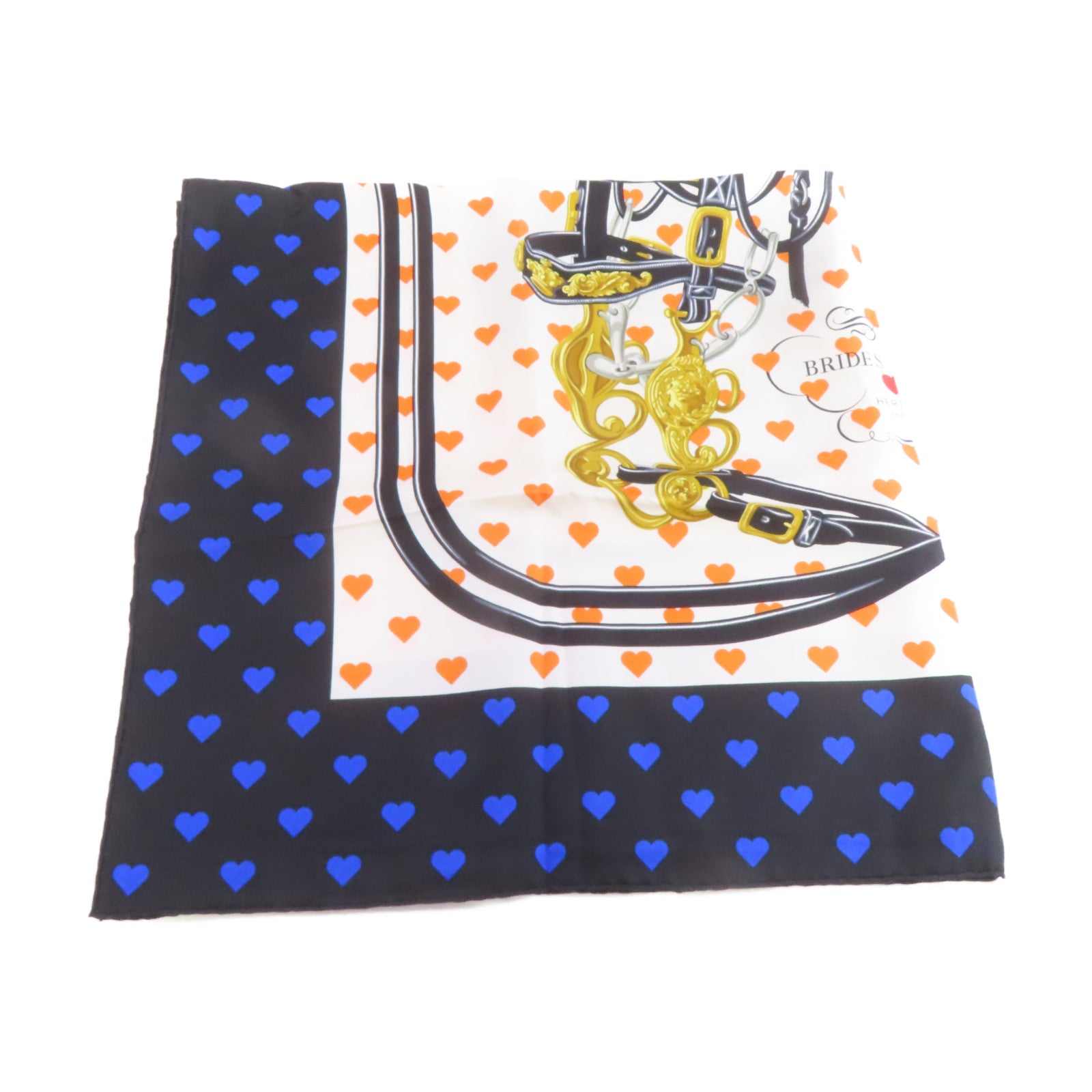 HERMES 【激減優惠】絲質Scarf 90x90絲巾黑色/藍色/彩色