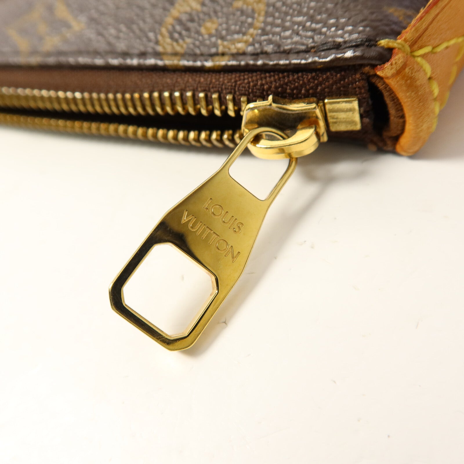 LOUIS VUITTON Monogram Totally MM金扣肩背袋棕色