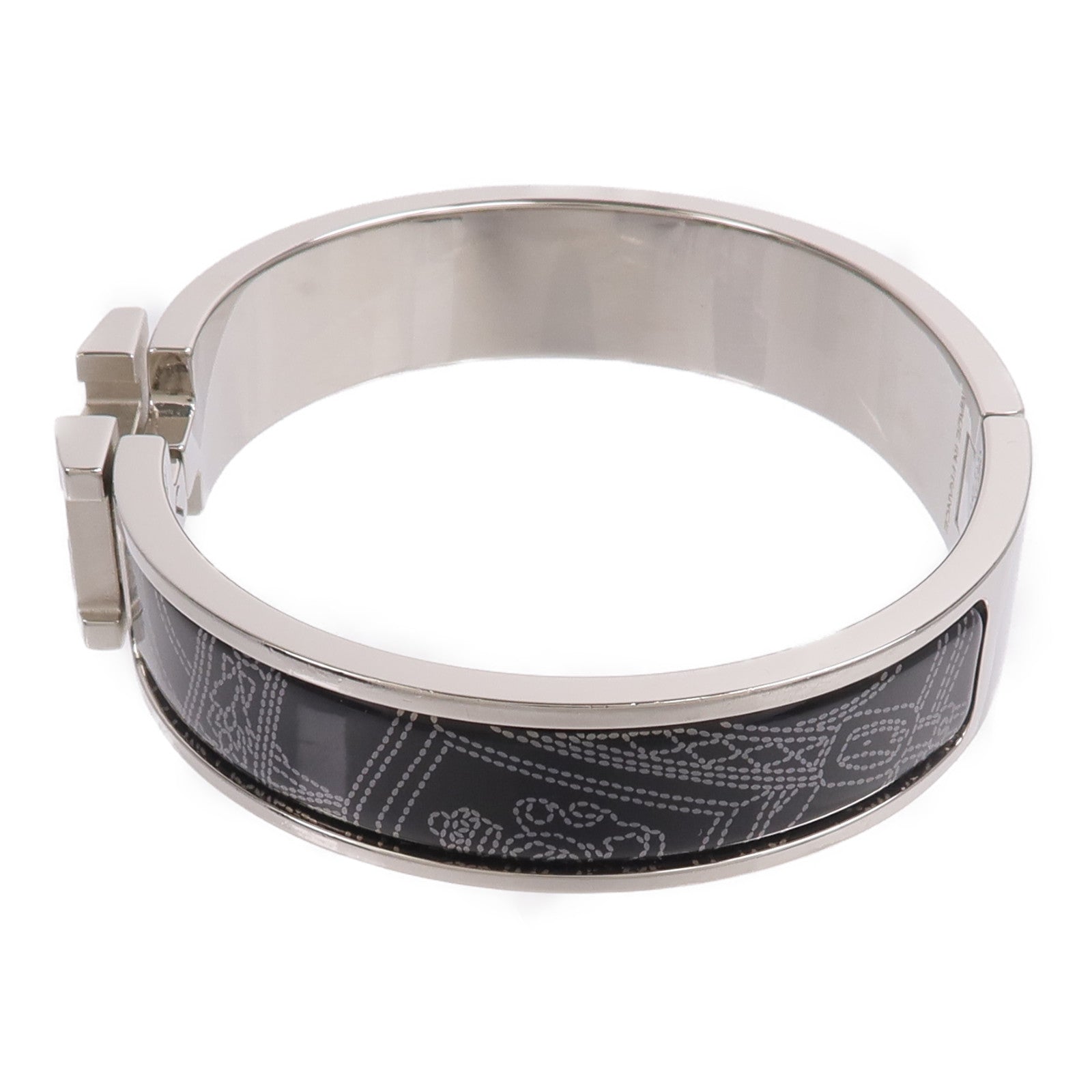 HERMES 金屬/琺瑯Clic H Bracelet手鐲