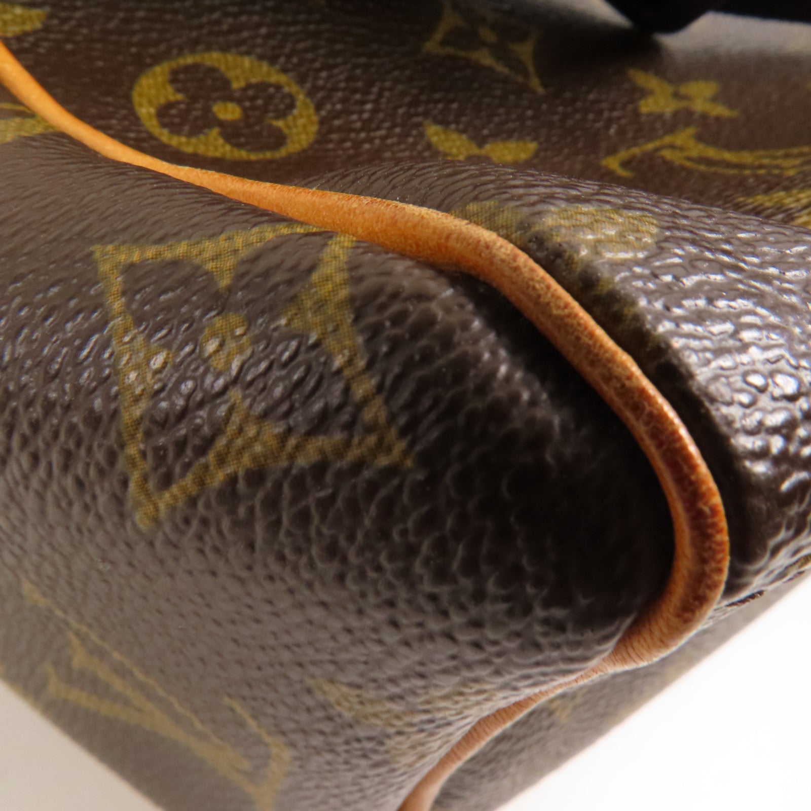 LOUIS VUITTON Monogram Abbesses金扣肩背袋棕色