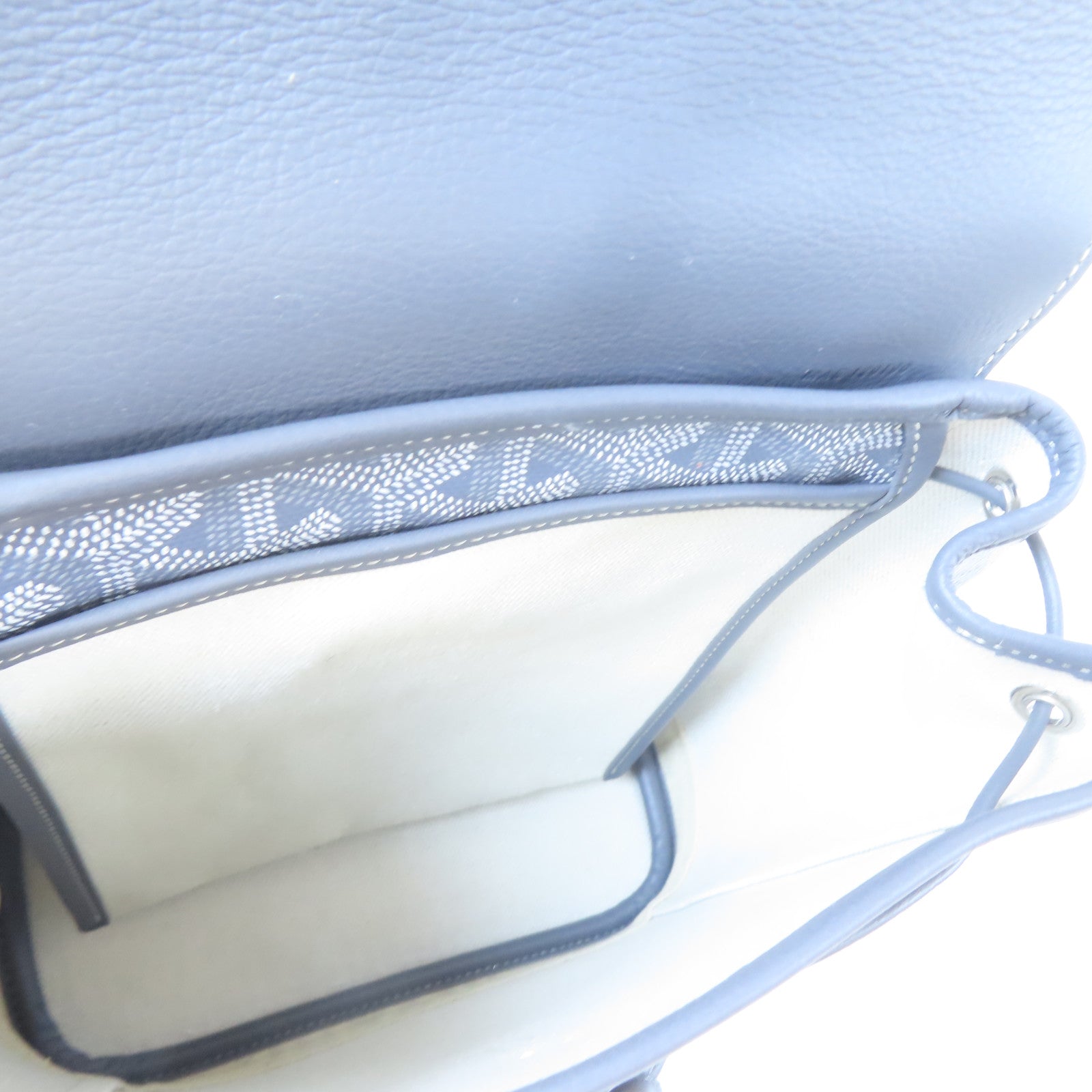 GOYARD 塗層帆布Alpin Mini Backpack銀扣背包灰色