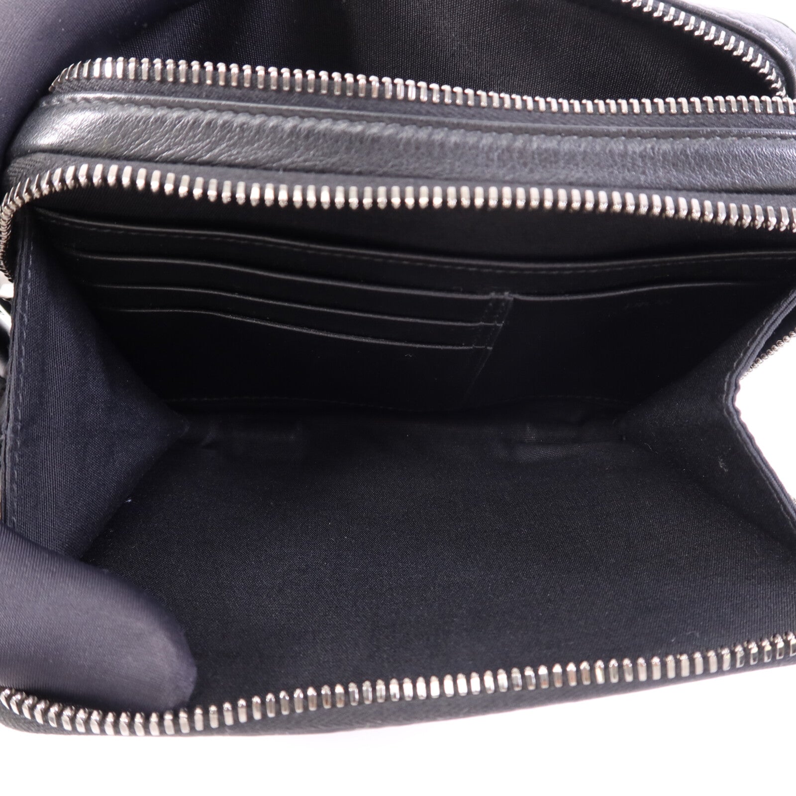 Dior 帆布CD Diamond銀扣肩背袋