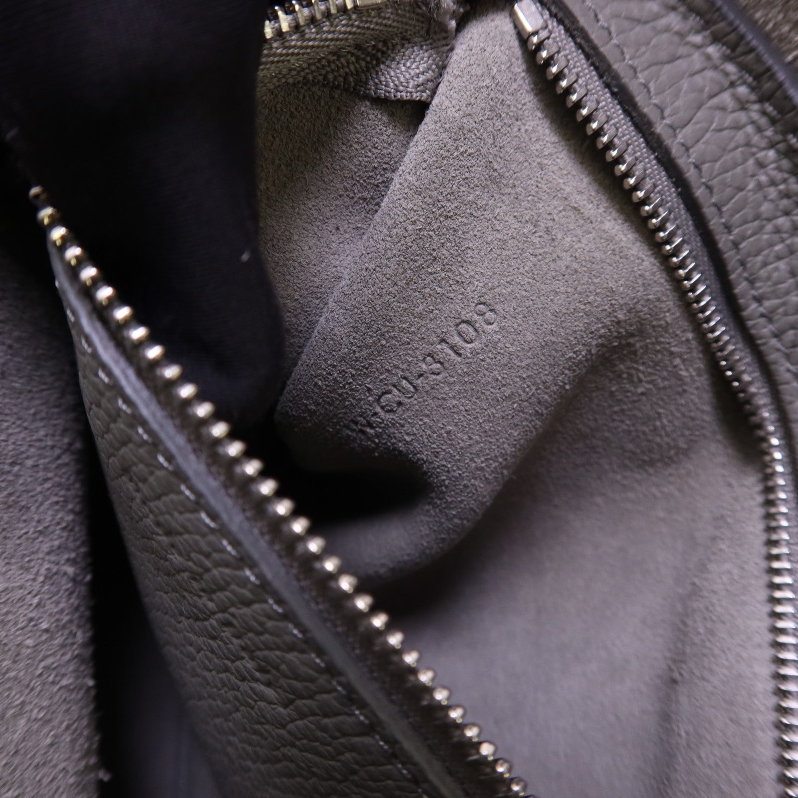CELINE 牛皮皮革Small Big Bag銀扣手挽肩背兩用袋