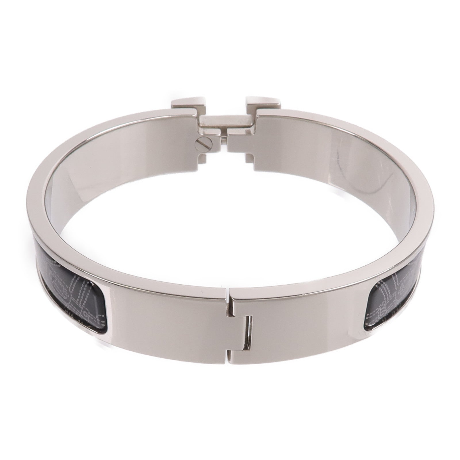 HERMES 金屬/琺瑯Clic H Bracelet手鐲