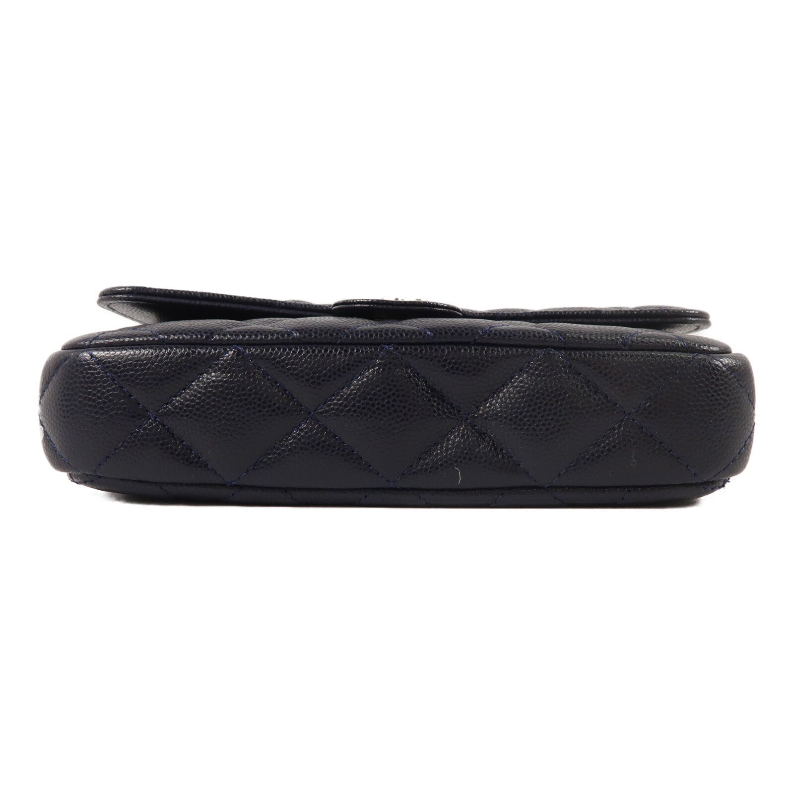 CHANEL 牛皮皮革Phone Bag鏈帶肩背袋