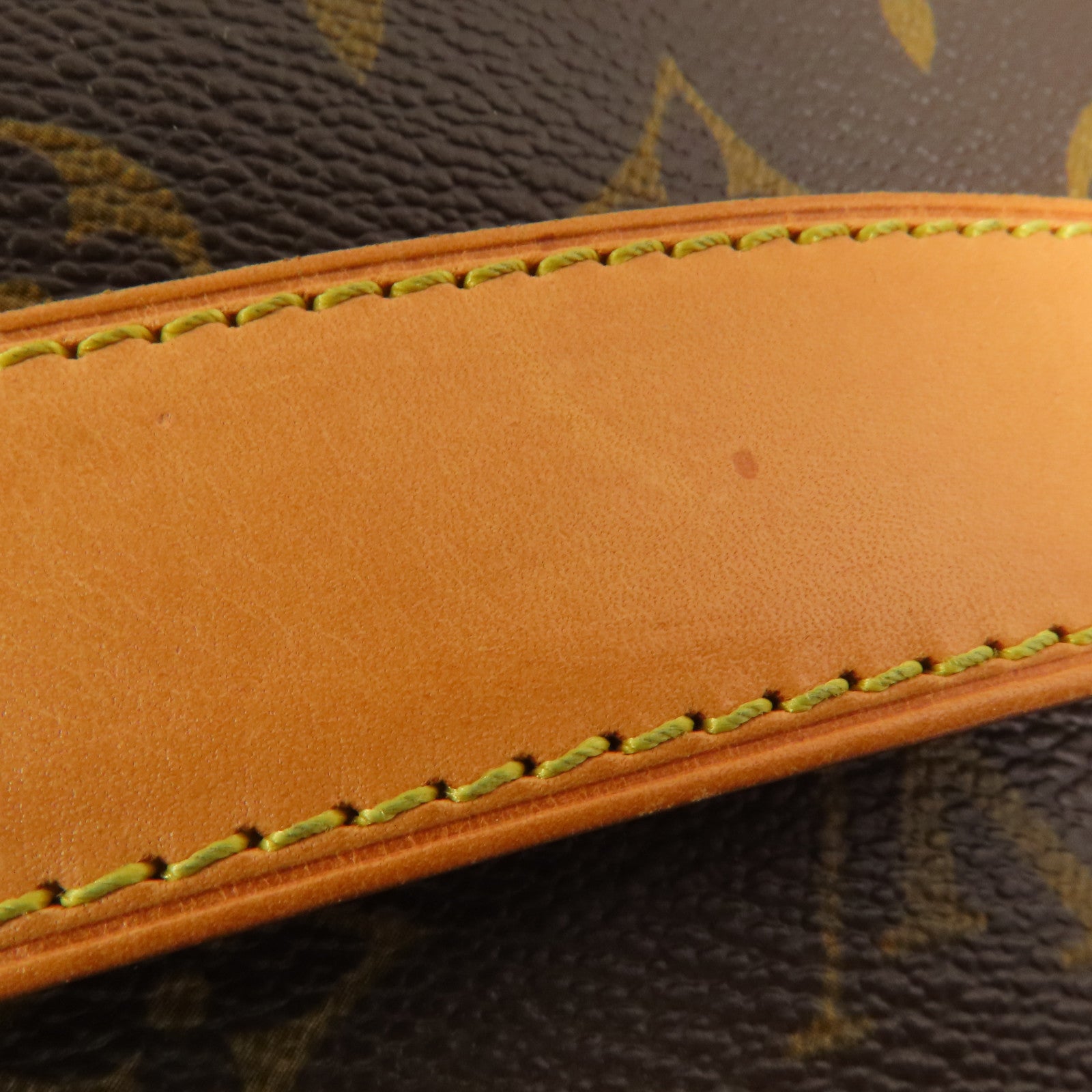 LOUIS VUITTON Monogram Abbesses金扣肩背袋棕色
