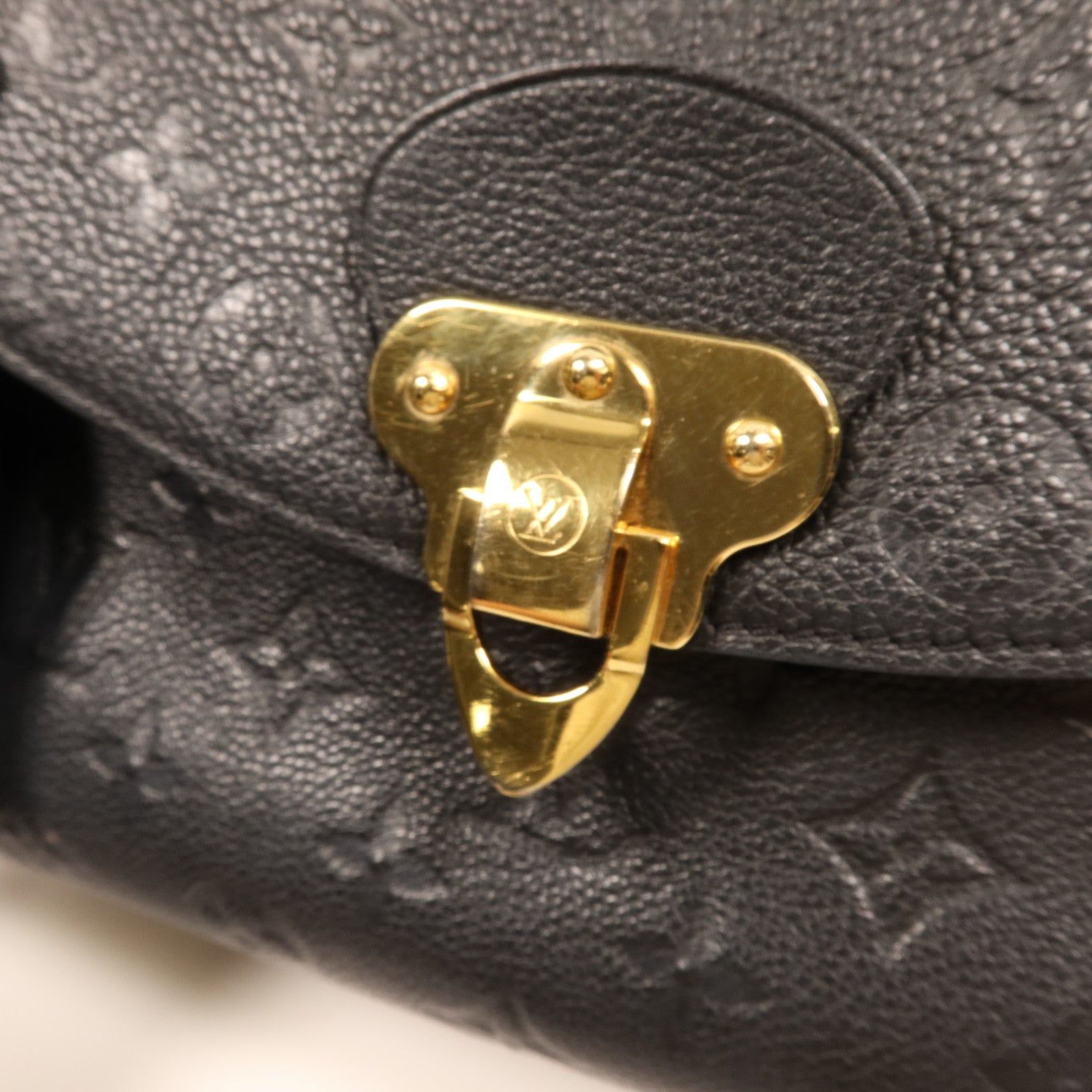 LOUIS VUITTON Monogram Empreinte Georges BB金扣手挽肩背兩用袋
