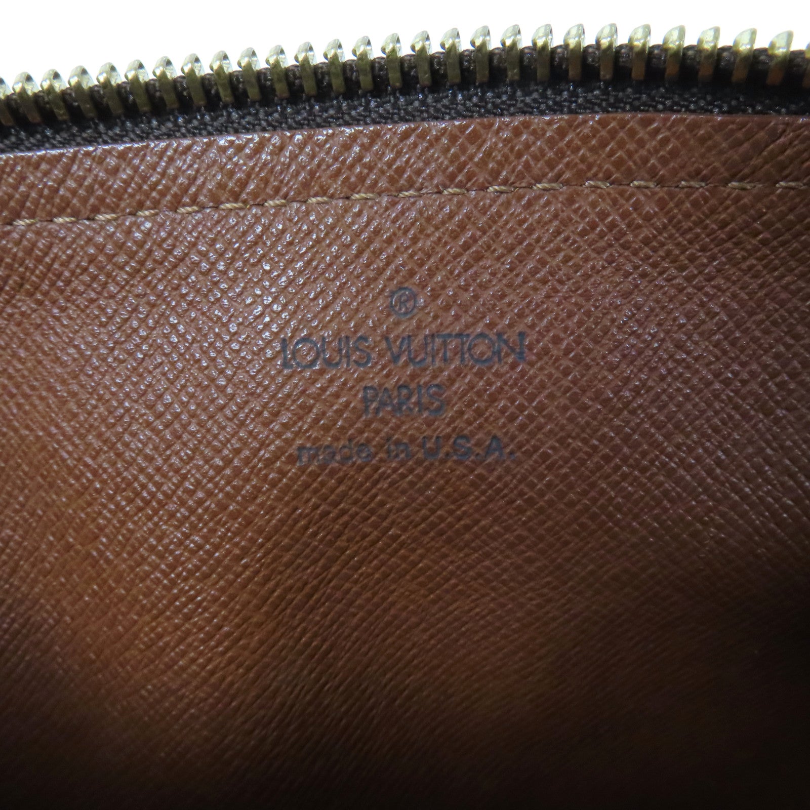 LOUIS VUITTON Monogram Papillon PM金扣肩背袋啡色