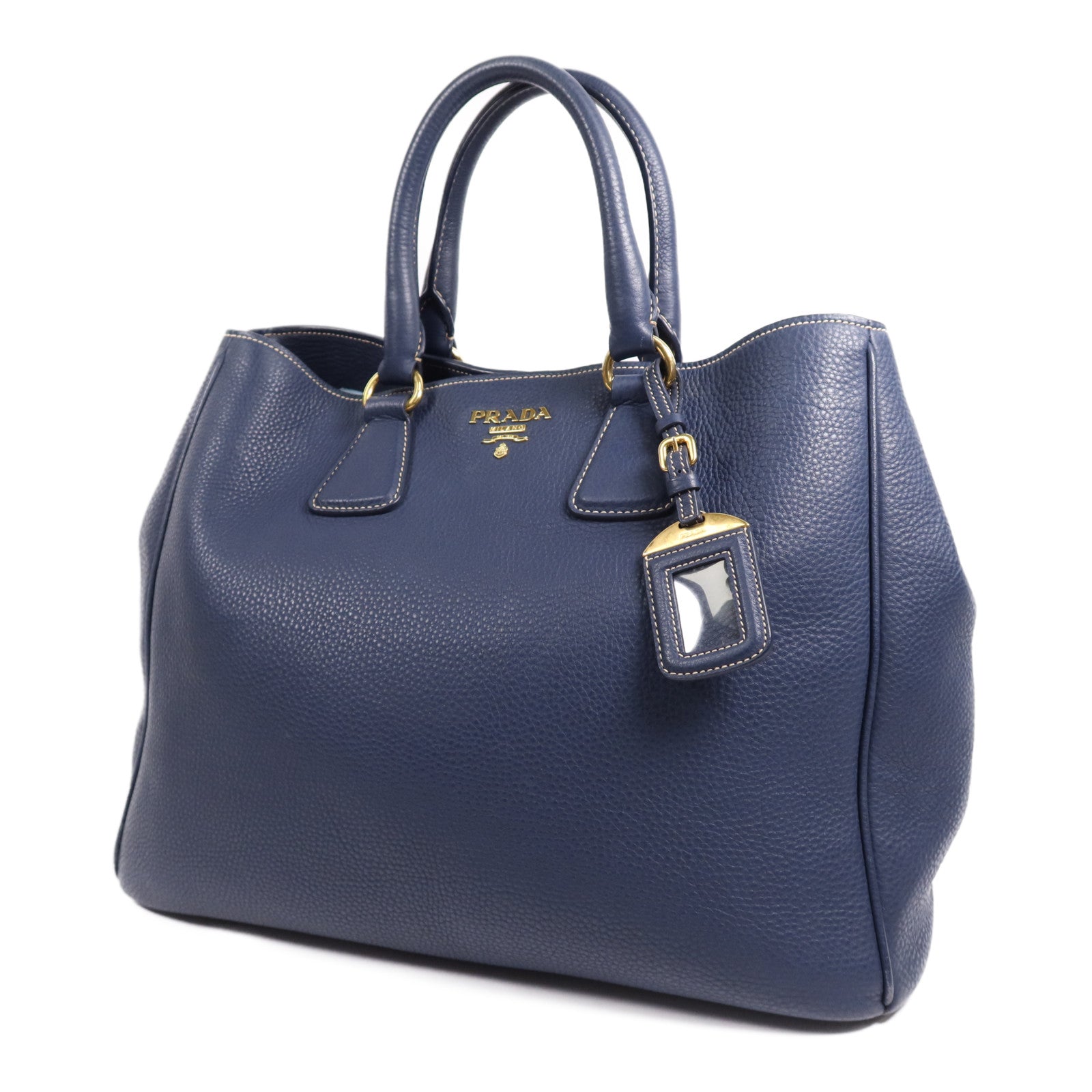 PRADA 牛皮皮革Shoulder Bag金扣肩背袋