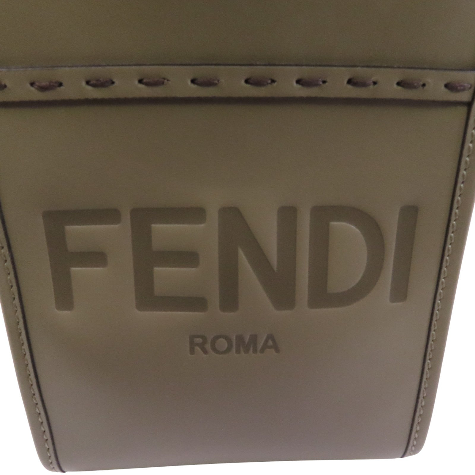 FENDI 【激減優惠】牛皮皮革Sunshine手挽肩背兩用袋