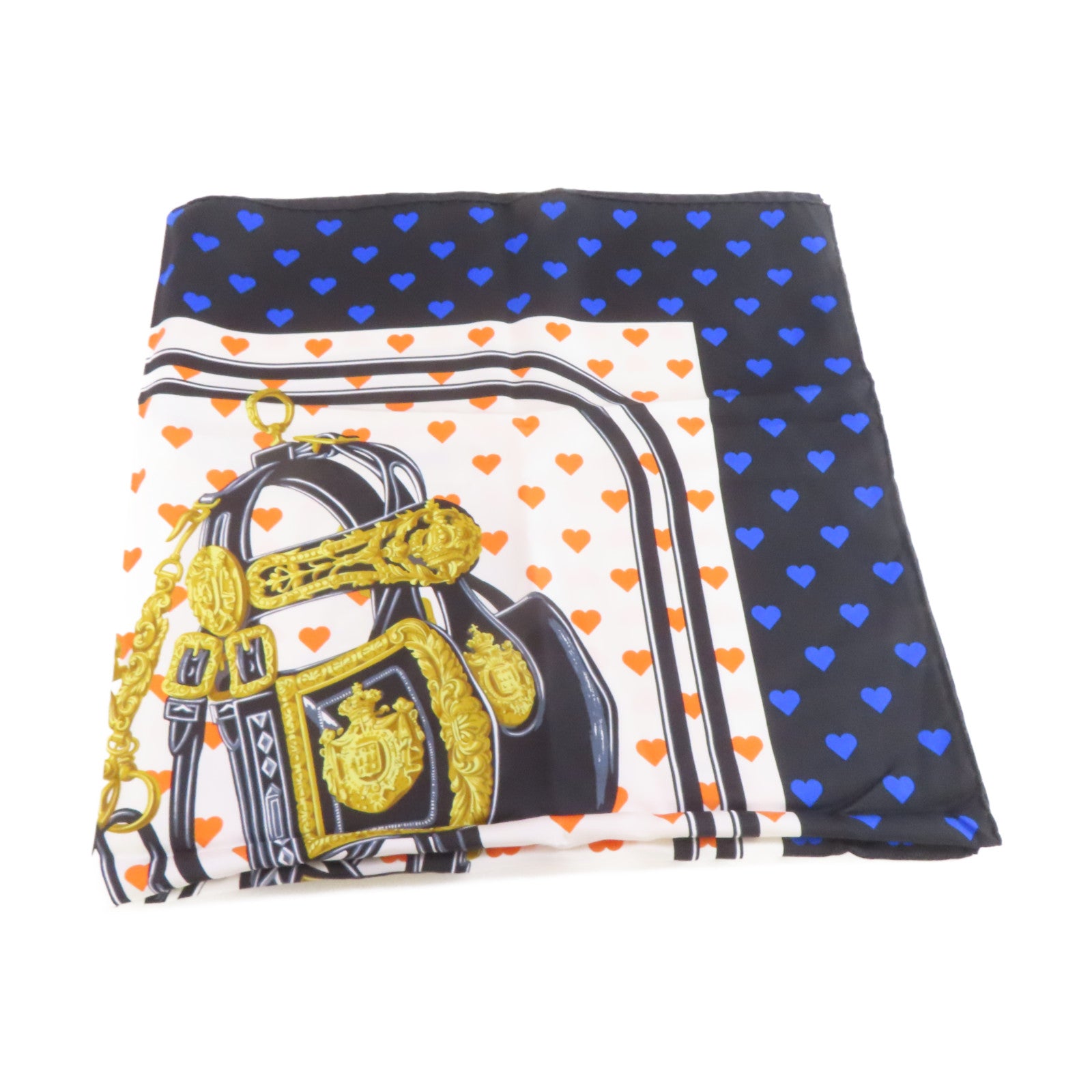 HERMES 【激減優惠】絲質Scarf 90x90絲巾黑色/藍色/彩色