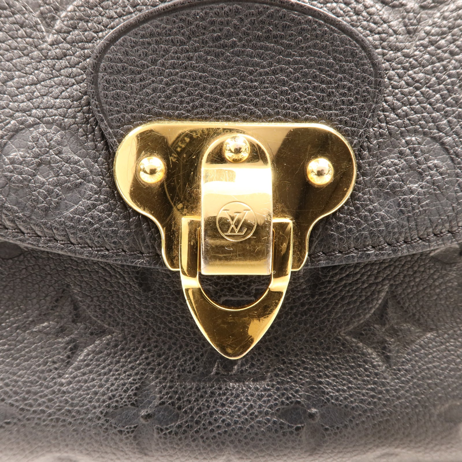 LOUIS VUITTON Monogram Empreinte Georges BB金扣手挽肩背兩用袋